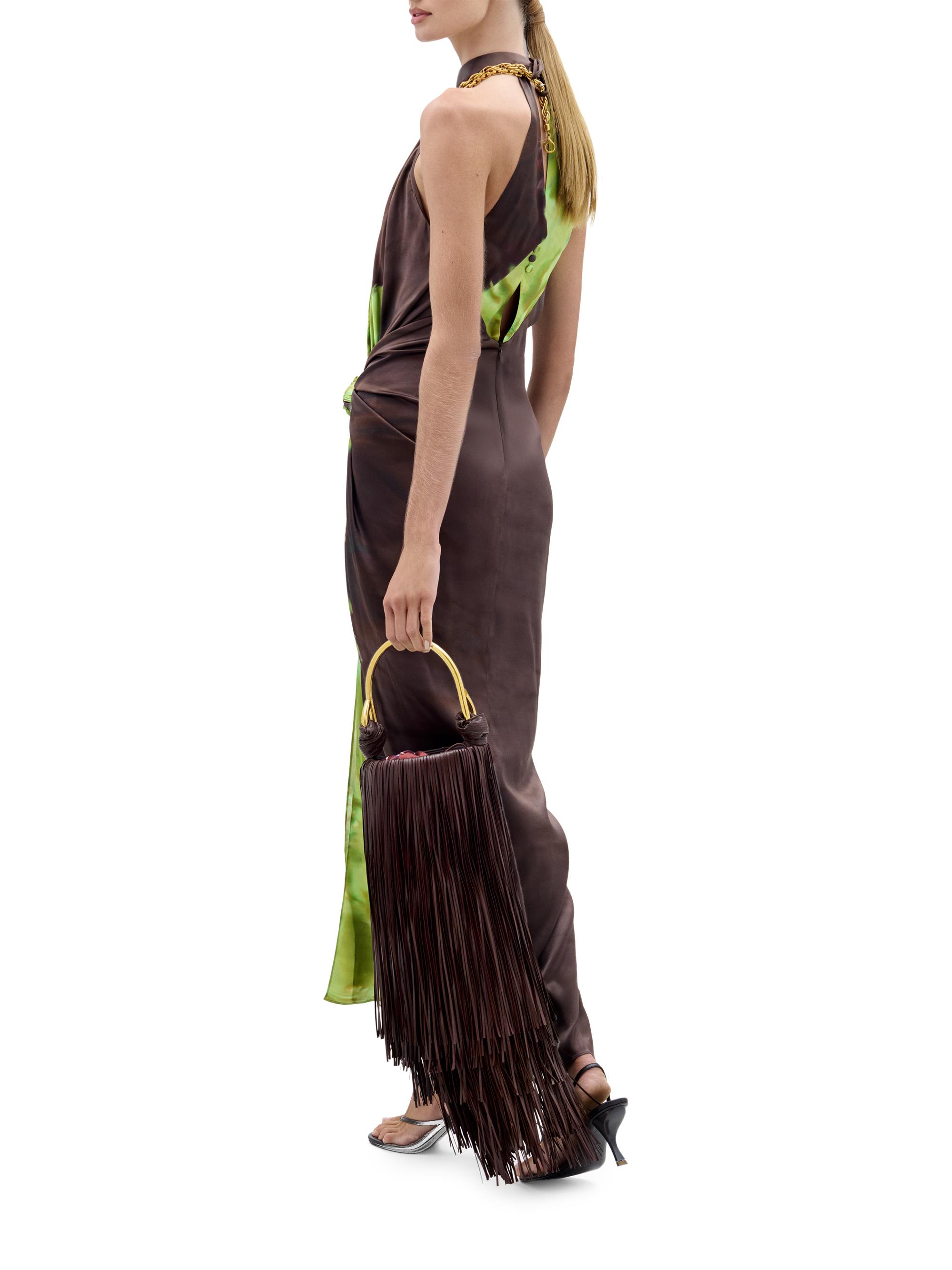 Silvia Tcherassi Tizziana Knotted Stretch-Silk Maxi Dress | Saks