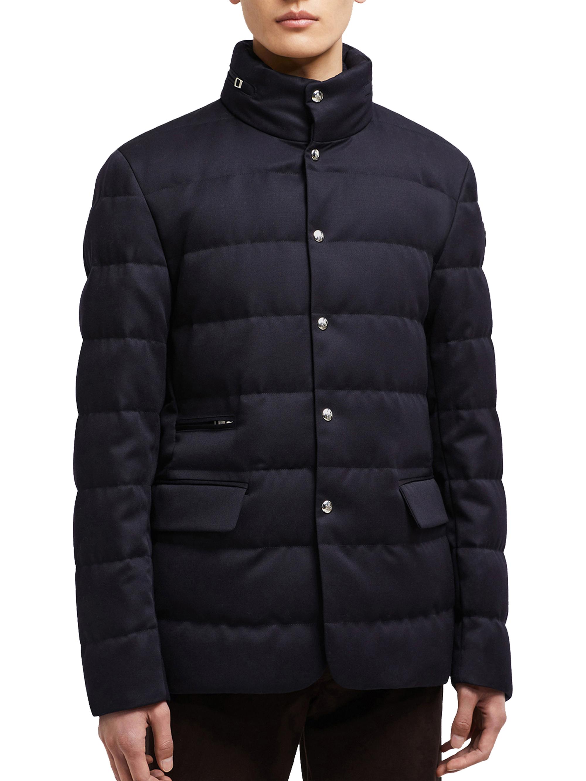 Moncler Bess Puffer Jacket in Wool | Saks Fifth Avenue