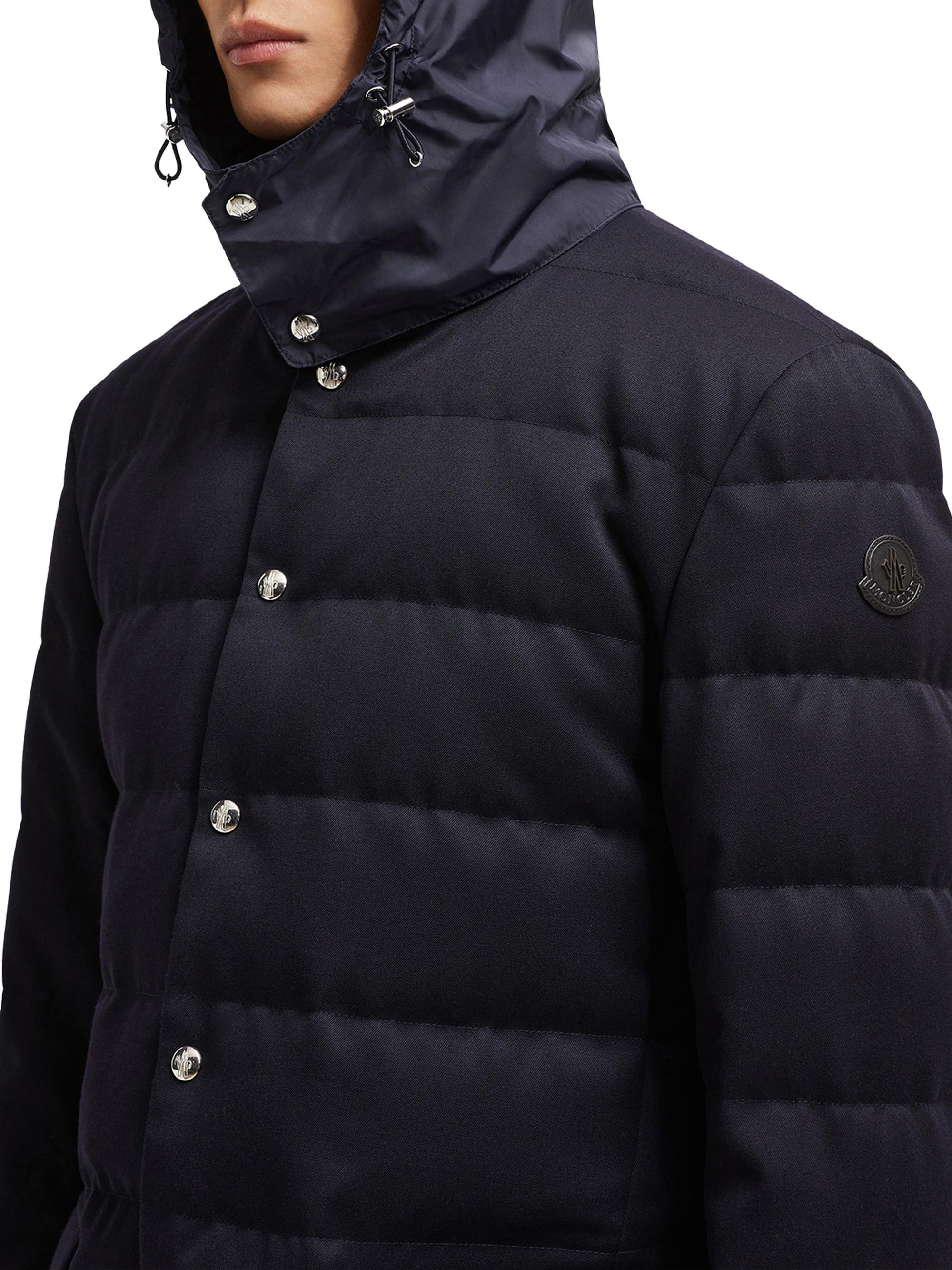Moncler Bess Puffer Jacket in Wool | Saks Fifth Avenue