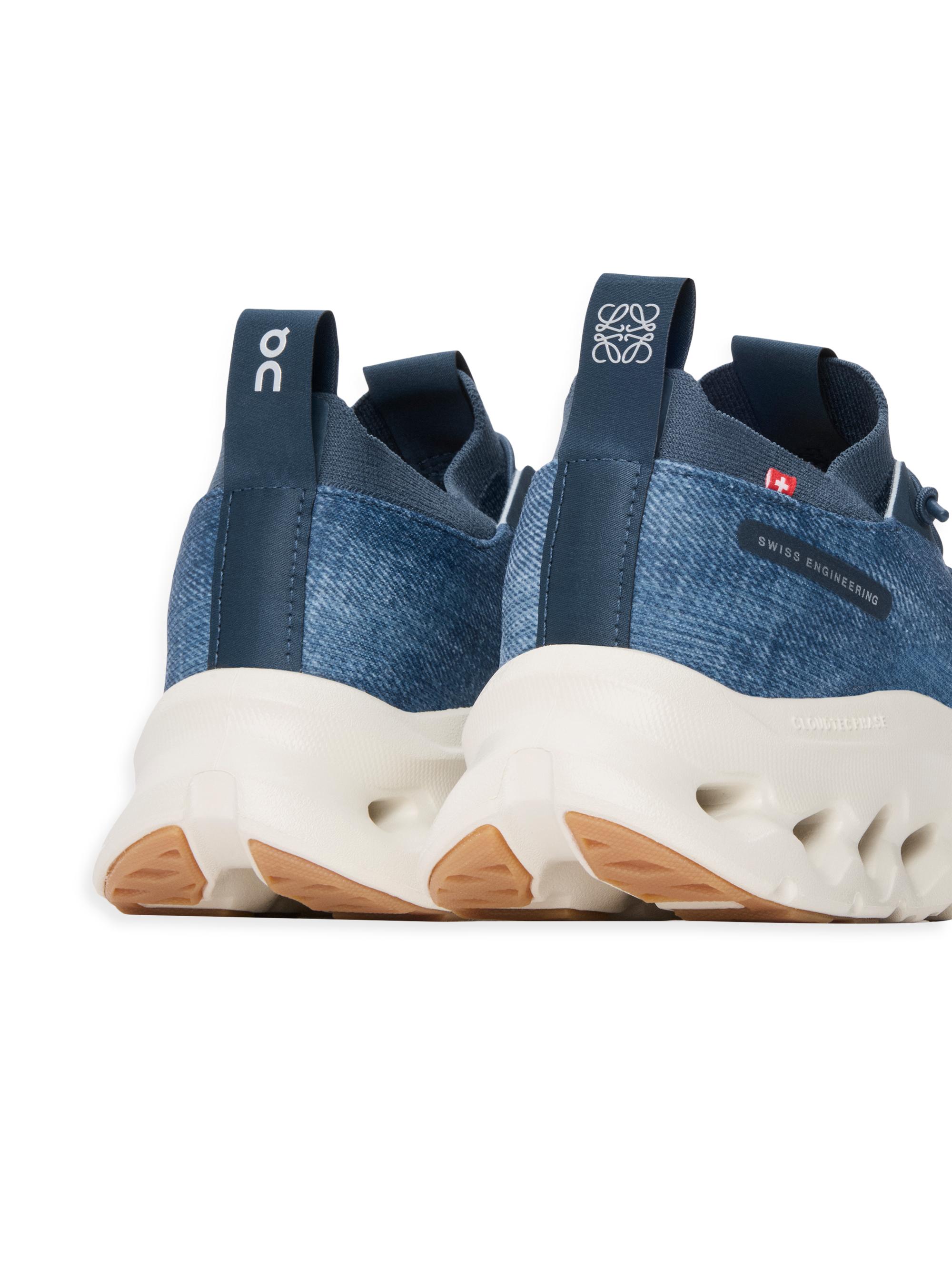 LOEWE Cloudtilt Denim-Print Sneakers | Saks Fifth Avenue