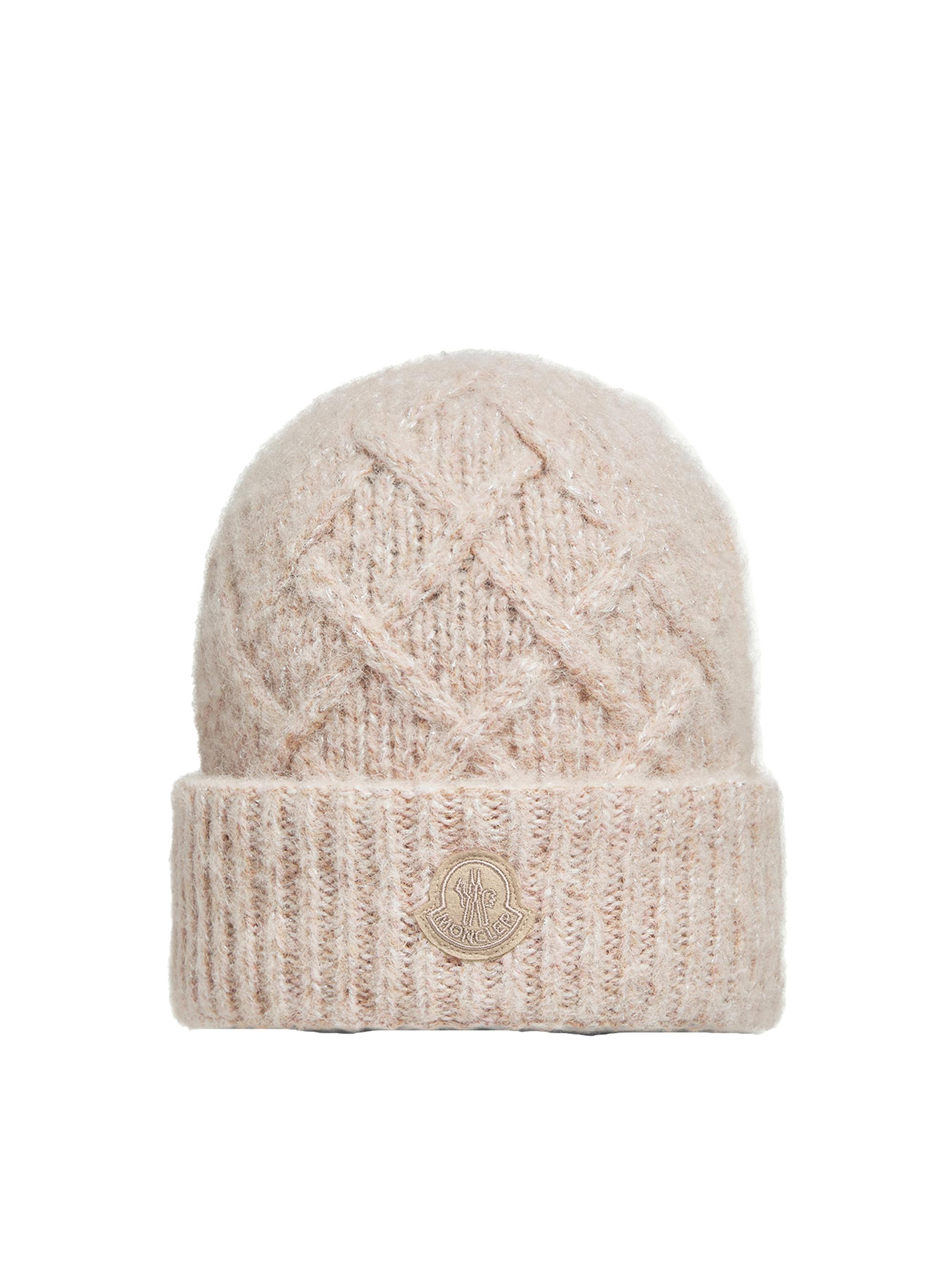 Moncler Women's Beanie in Alpaca Blend - Light Blue