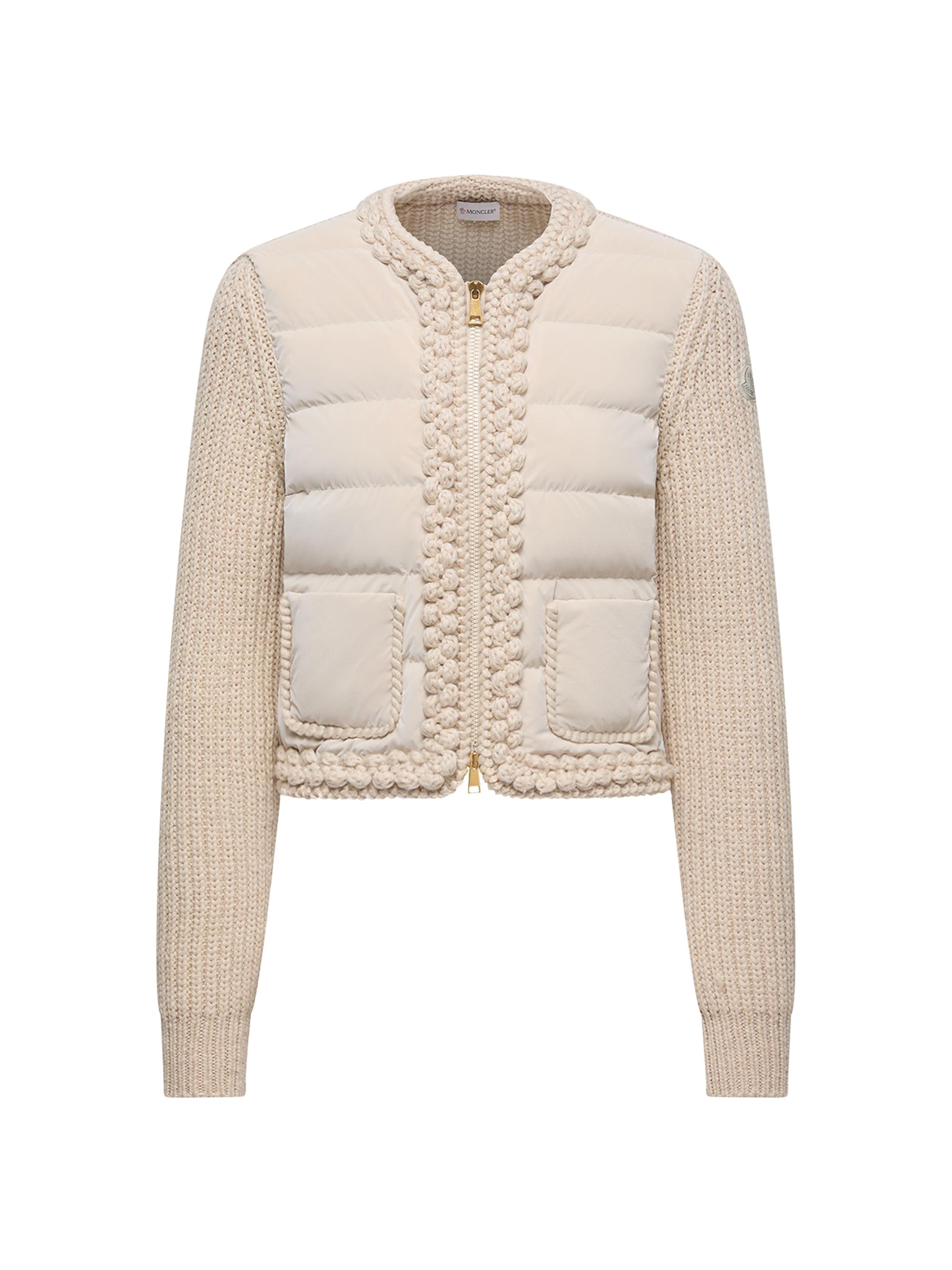 Moncler Women's Down-Filled Cardigan - White