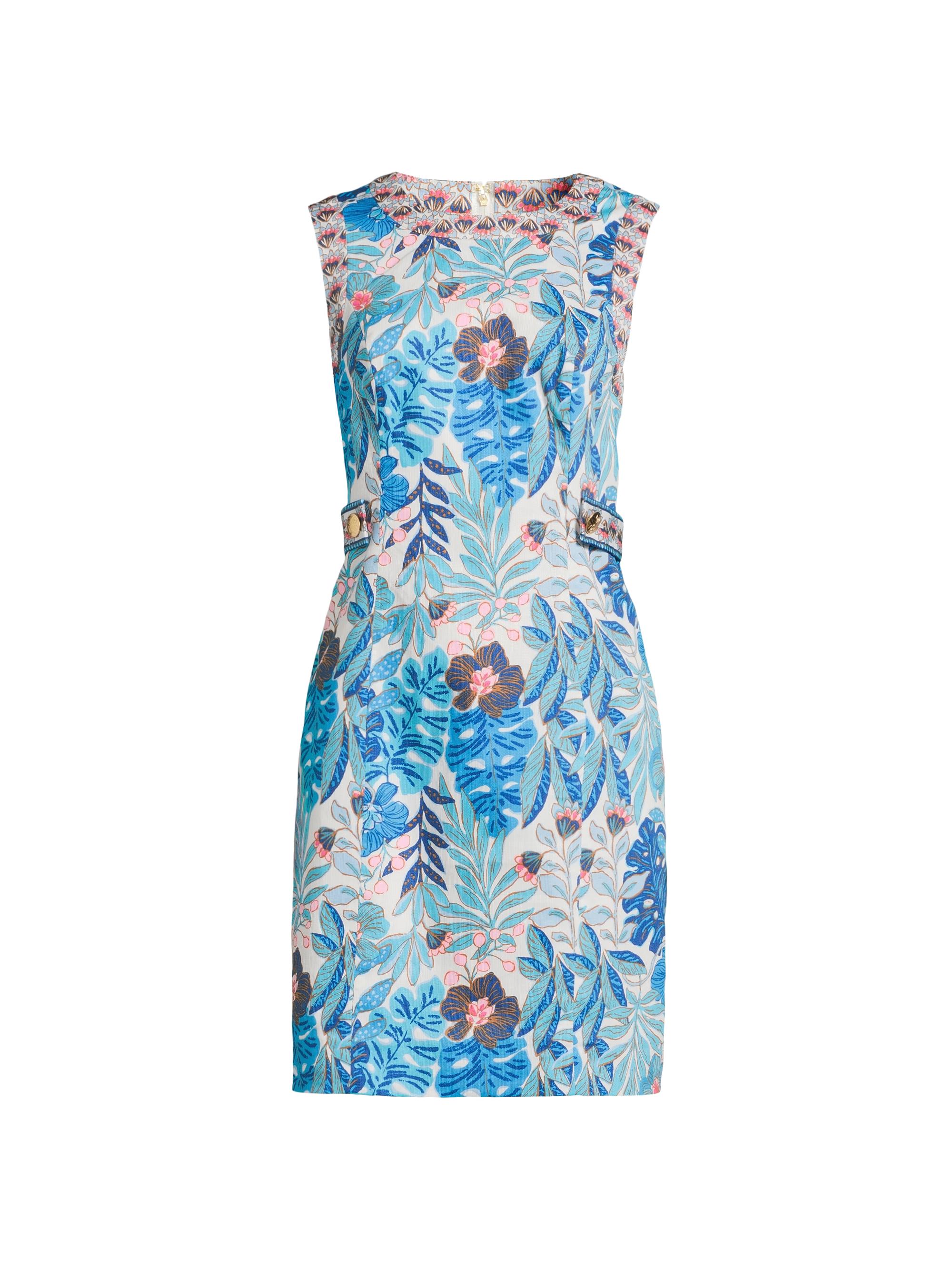 Lilly Pulitzer Women's Juno Stretch Shift Minidress - Breezy Aqua