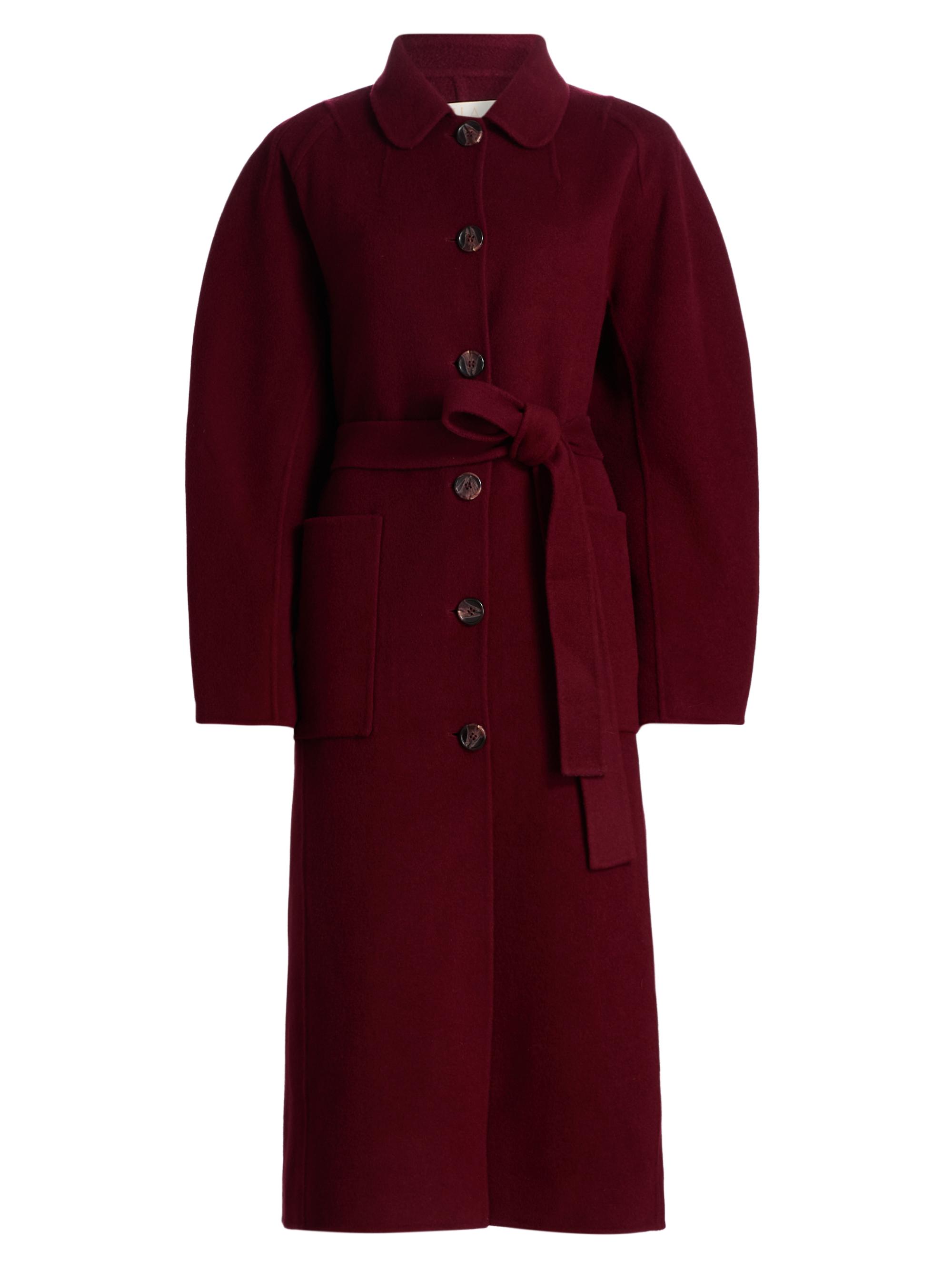 Norwegian Wool City Wool Belted Coat | Saks Fifth Avenue