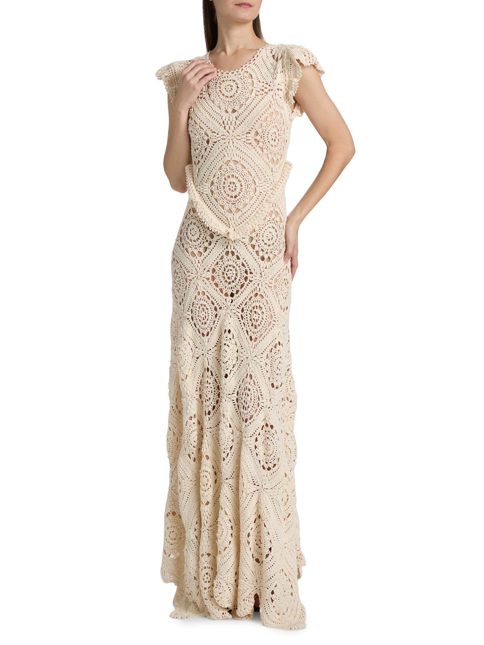 Ulla Johnson Annalisa Crochet Maxi Dress | Saks Fifth Avenue