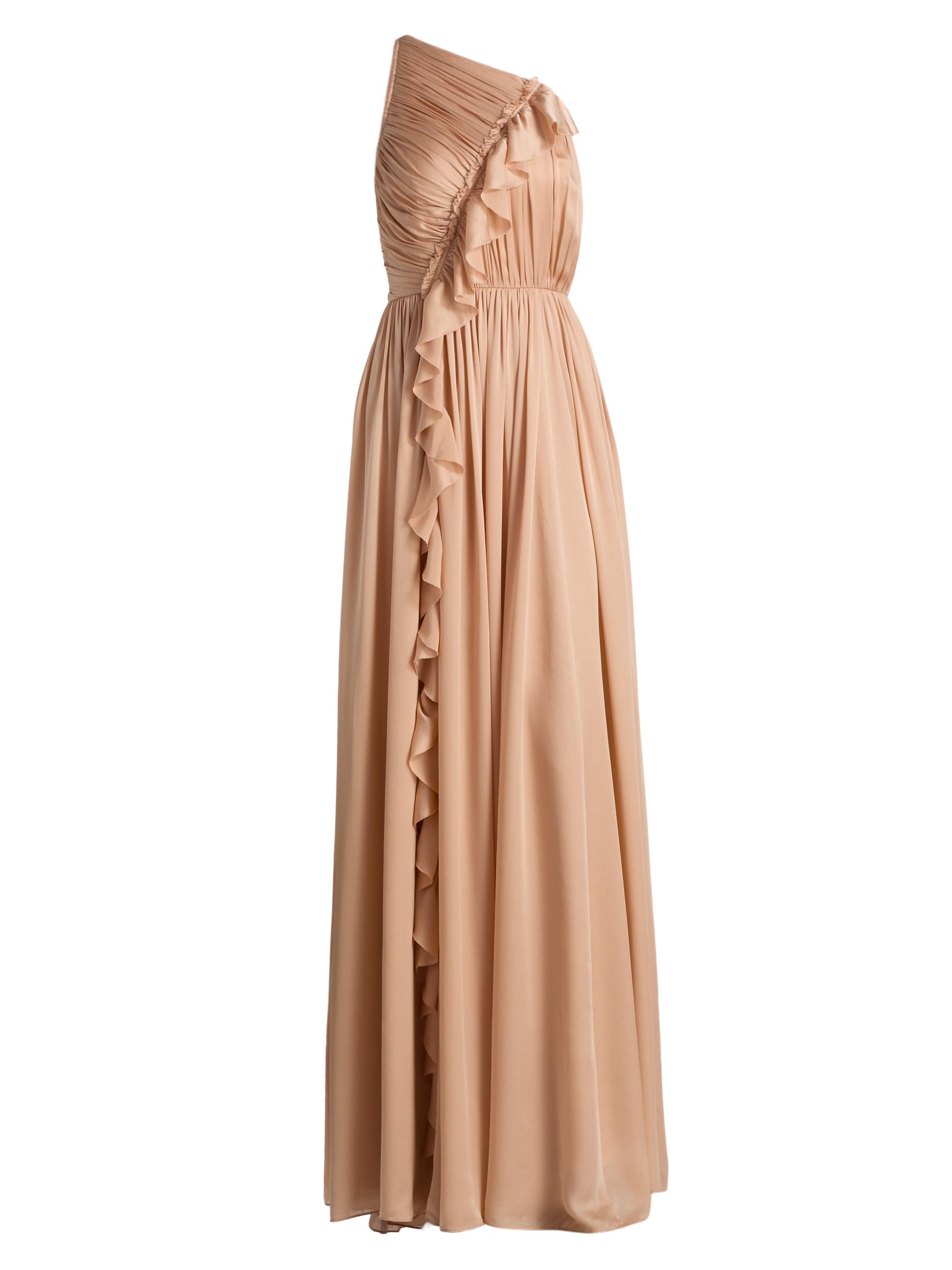 Ulla Johnson Women's Pleated Silk Gown - Sand