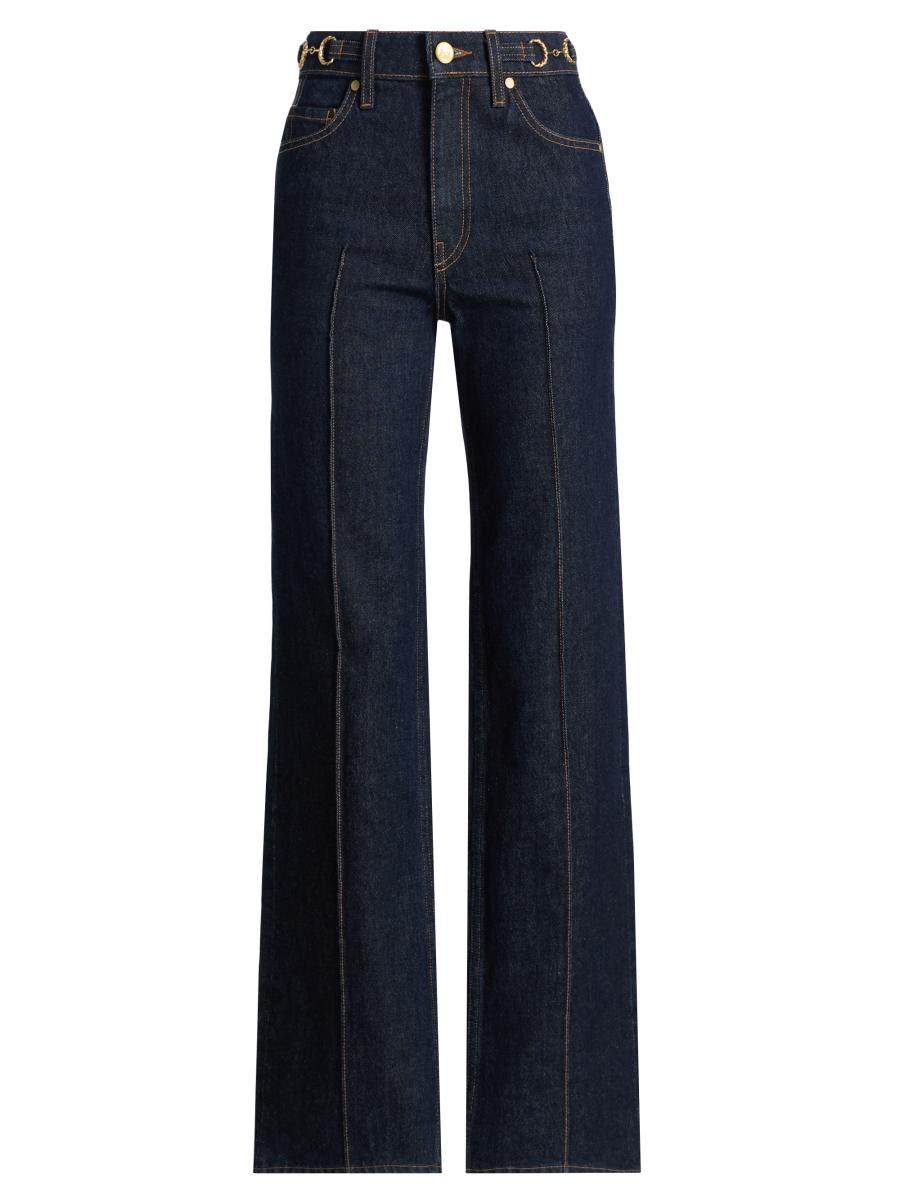 Ulla Johnson Women's Agatha Pintuck Straight-leg Jeans