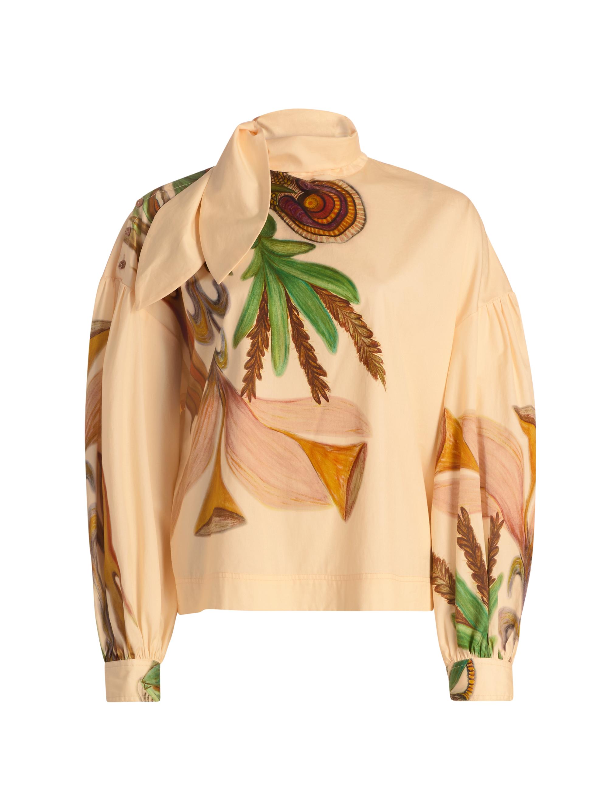 Ulla Johnson Women's Anna Zemankova Printed Cotton Blouse - Inner Nature