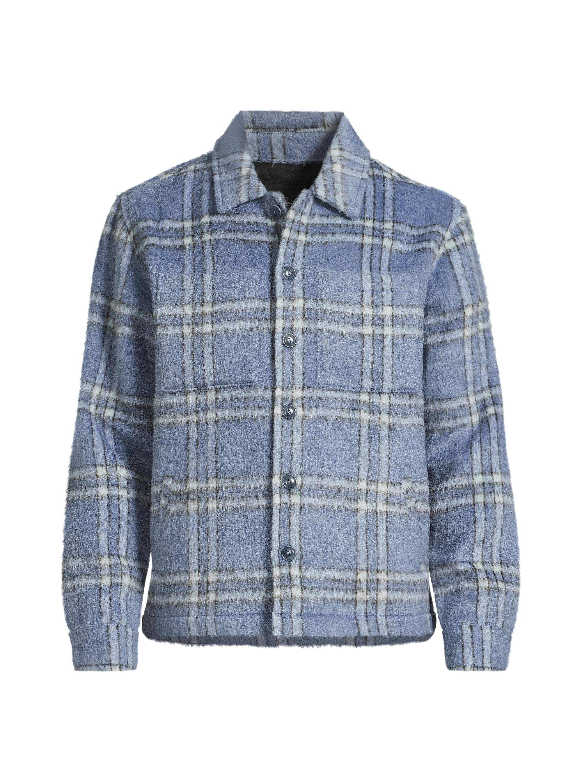 Rails Men's Lachlan Plaid Shirt Jacket - Blue Lotus