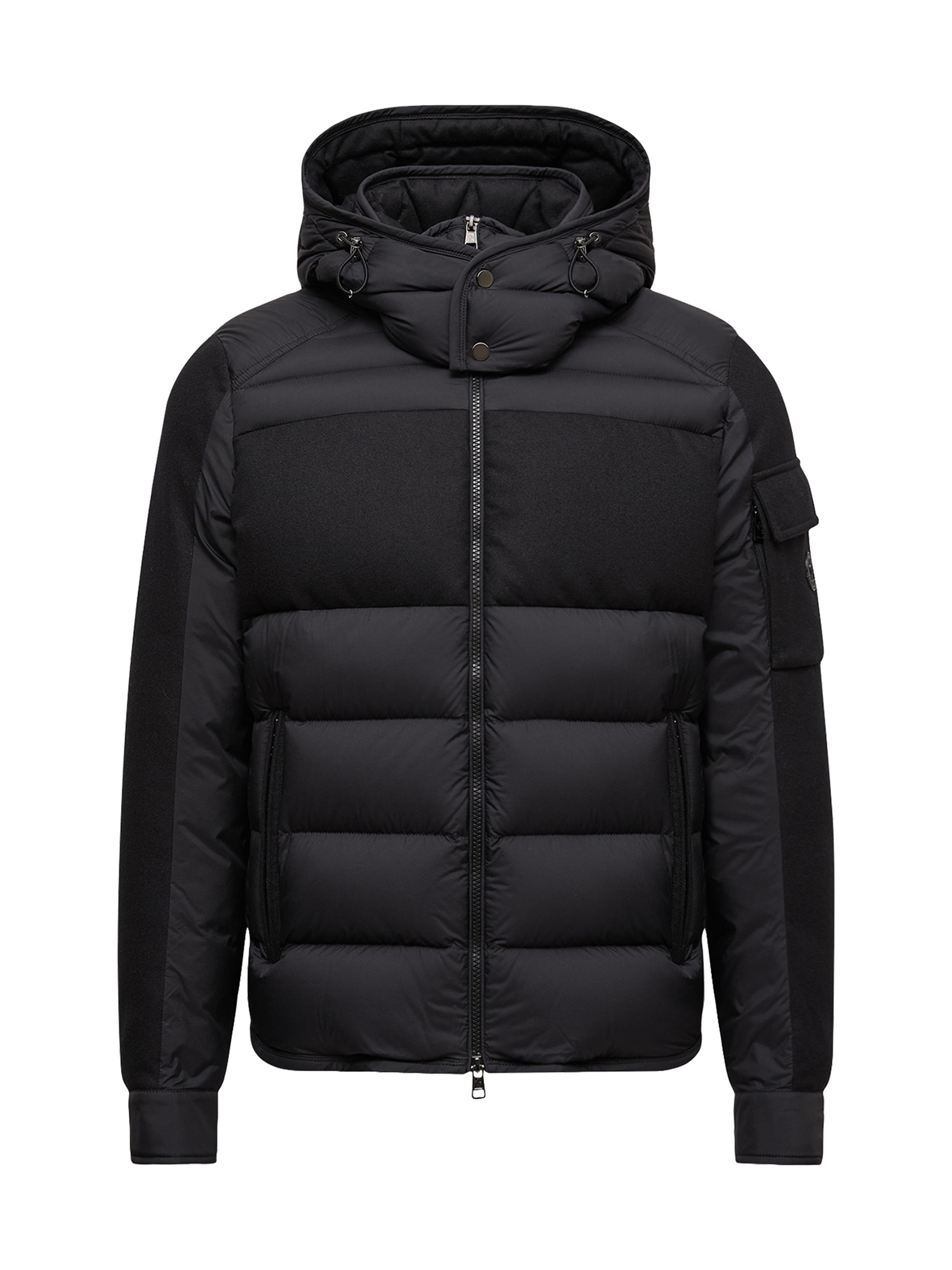 Moncler Montgenevre Wool Flannel Padded Hooded Jacket | Saks Fifth