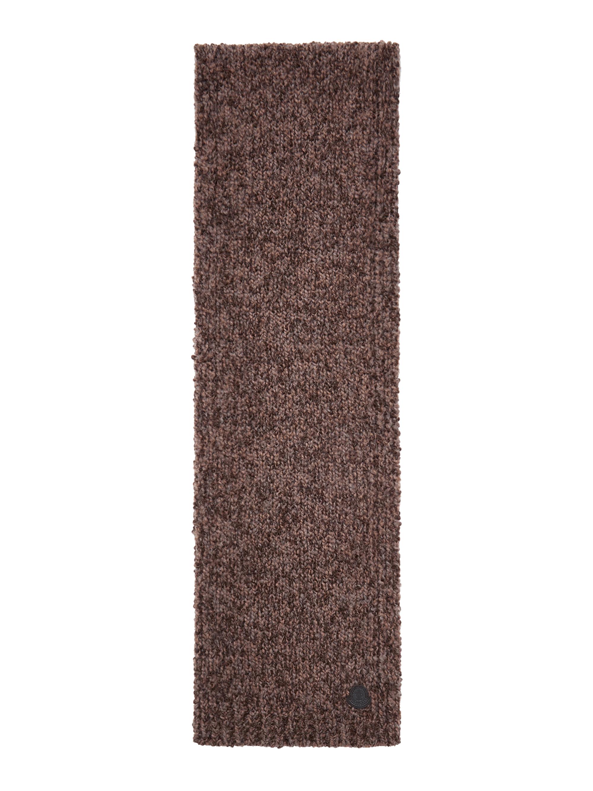 Moncler Men's Scarf in Wool and Alpaca - Brown