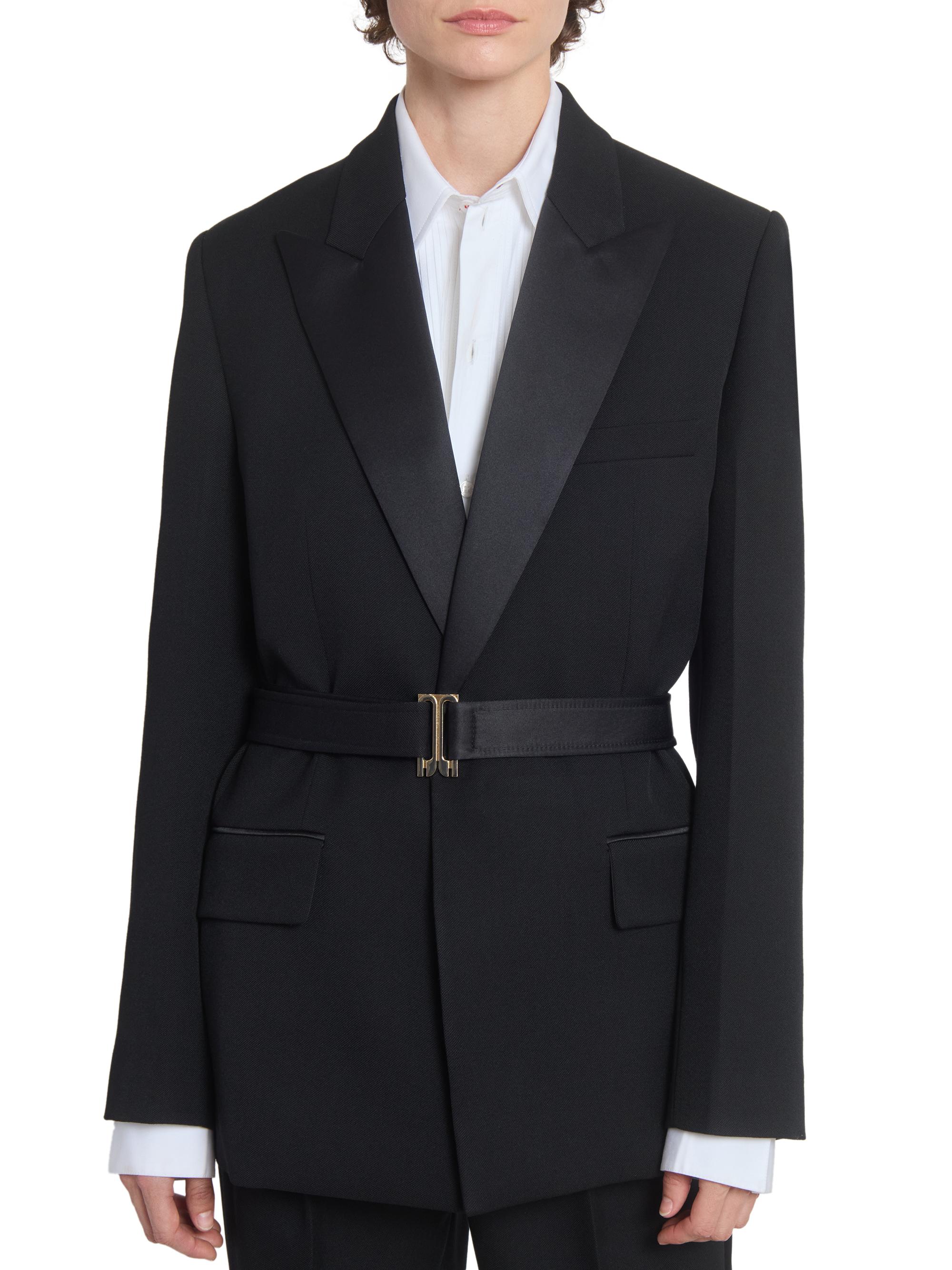 Victoria Beckham Belted Tailored Blazer | Saks Fifth Avenue