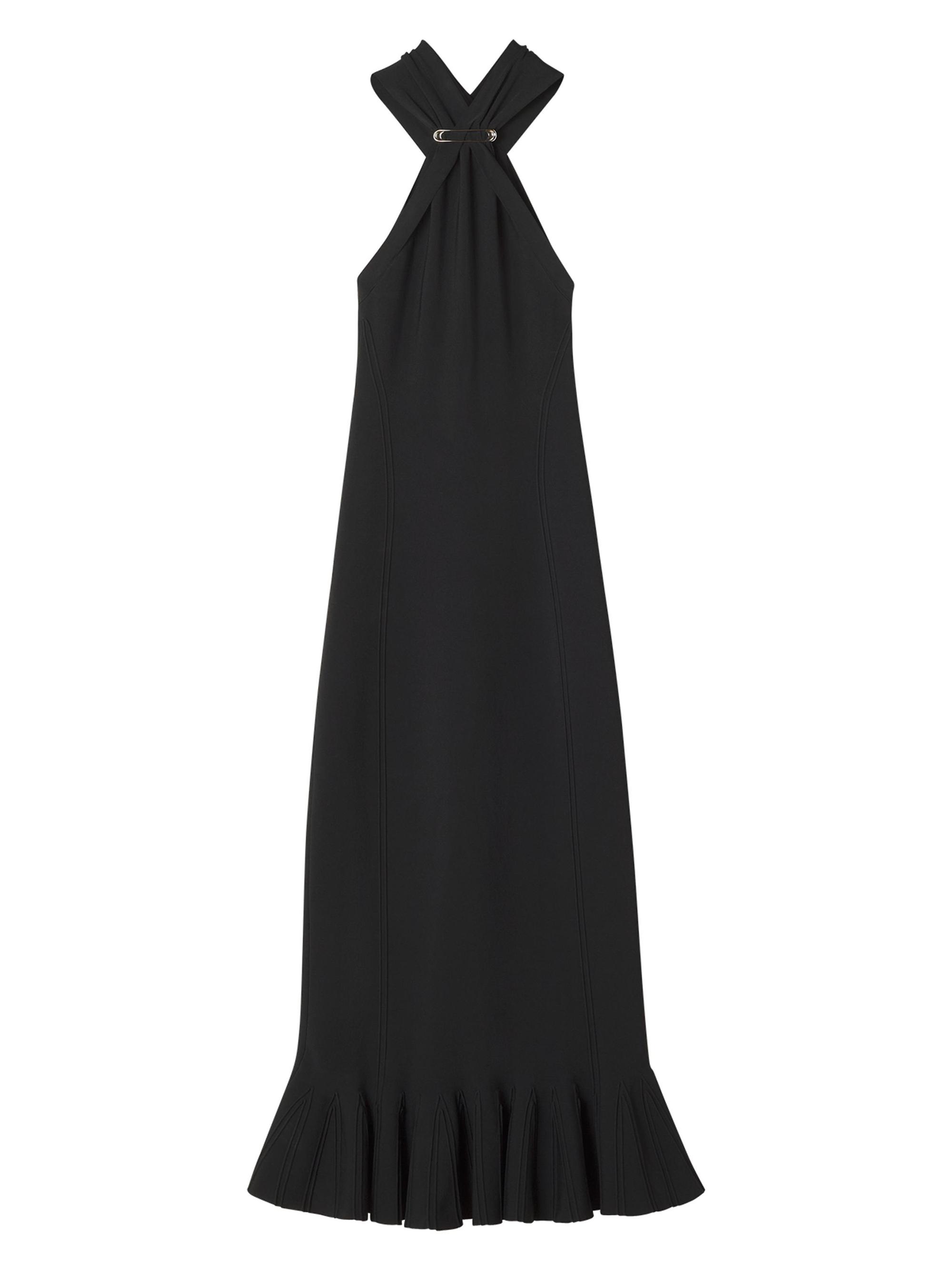 Lanvin Women's Long Viscose Dress - Black