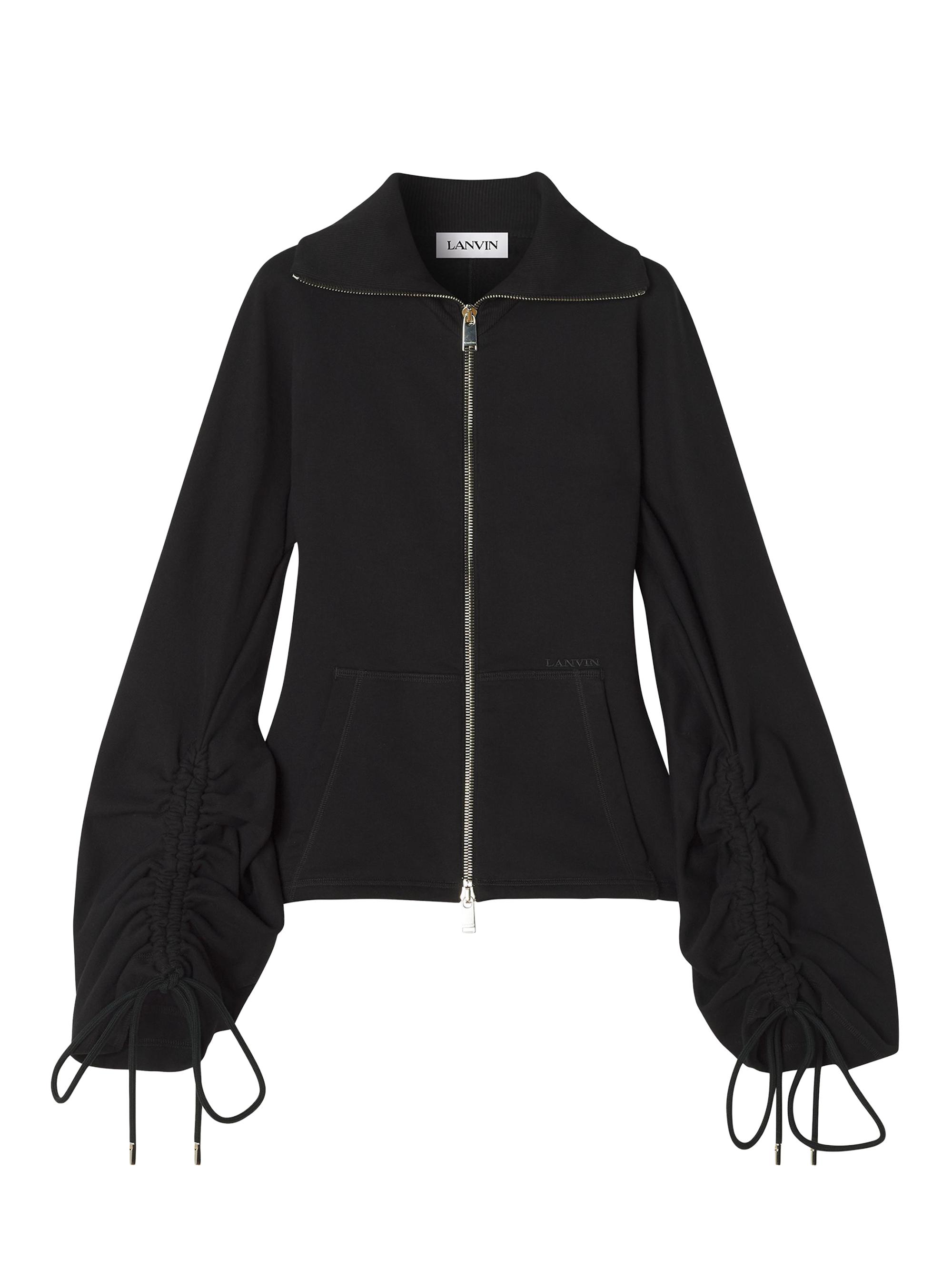 Lanvin Women's Cotton Fleece and Cashmere Jacket - Black