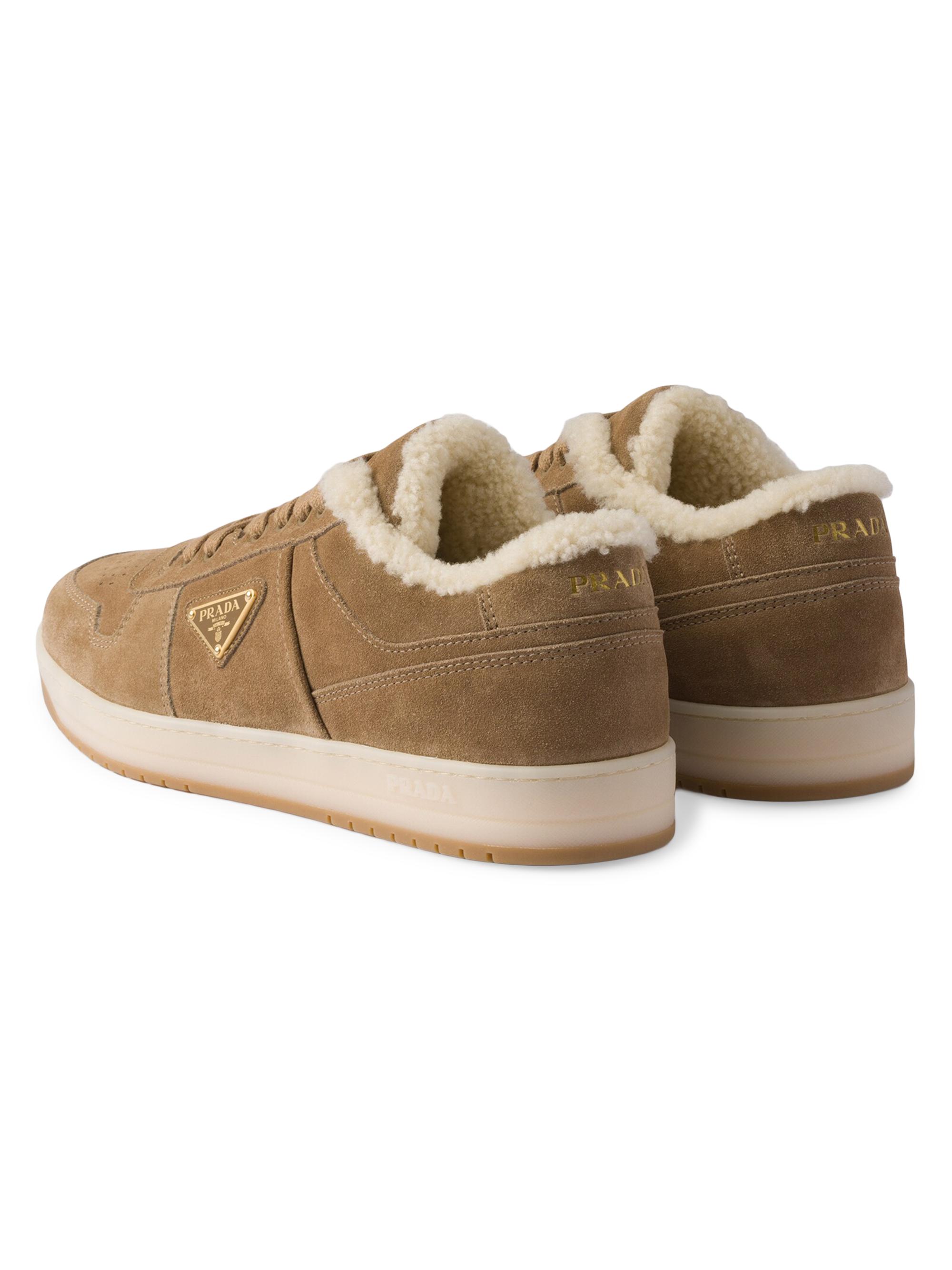 Prada Downtown Suede Sneakers | Saks Fifth Avenue