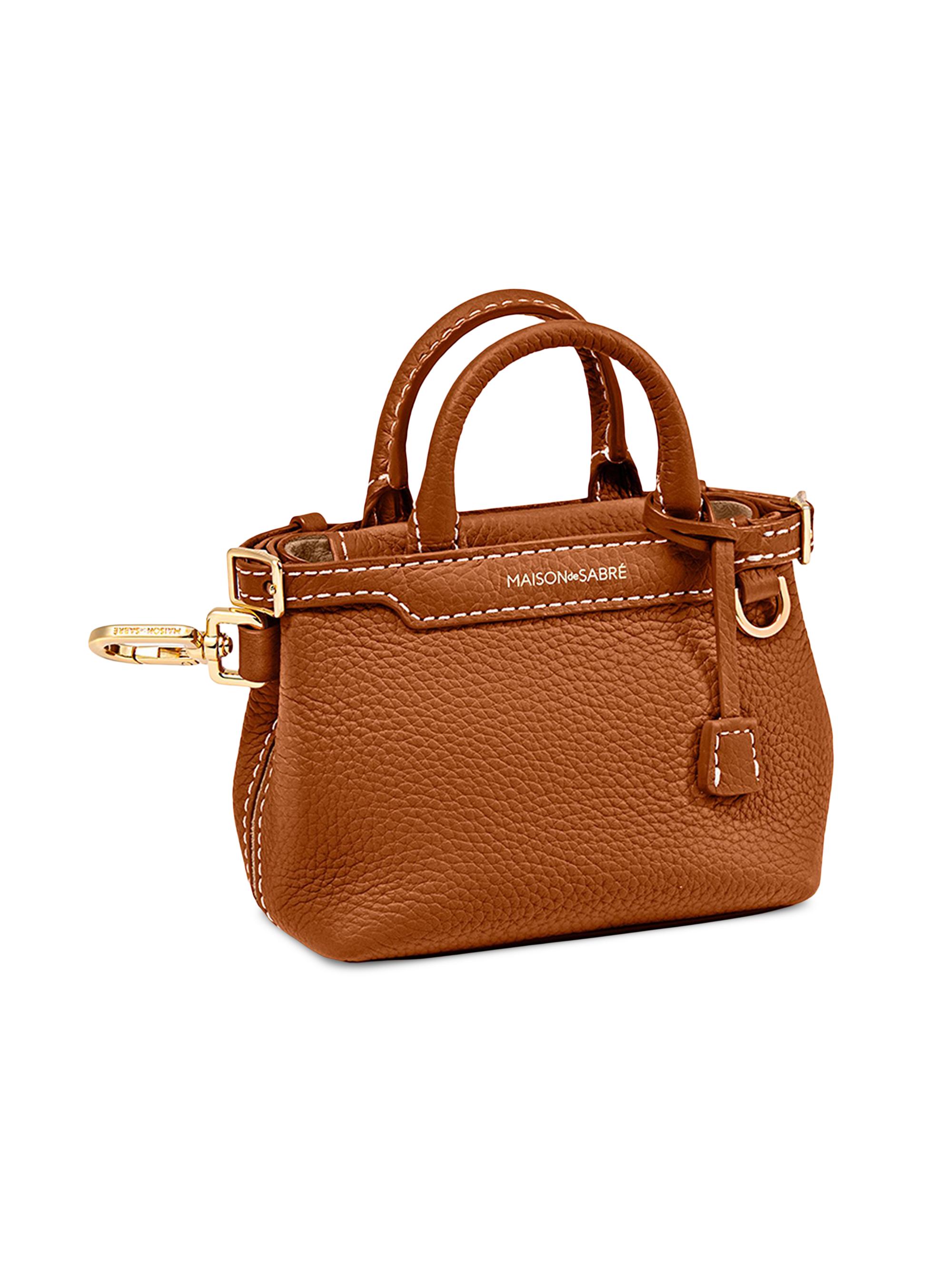 Maison de Sabre Women's The Sabrémoji Petite Palais Charm - Pecan Brown | Thumbnail 3