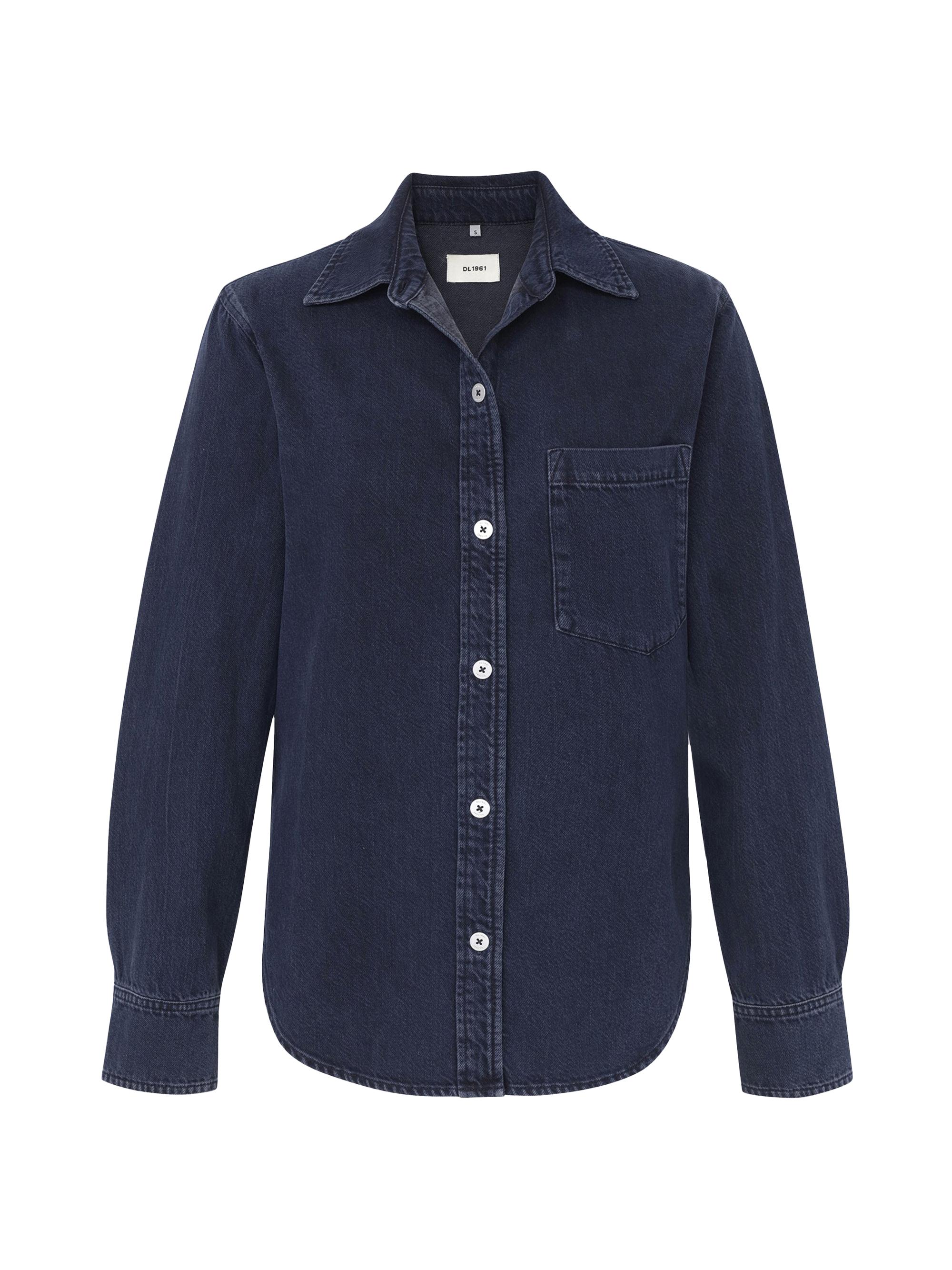 DL1961 Women's Ines Aura Denim Shirt - Crater Lake