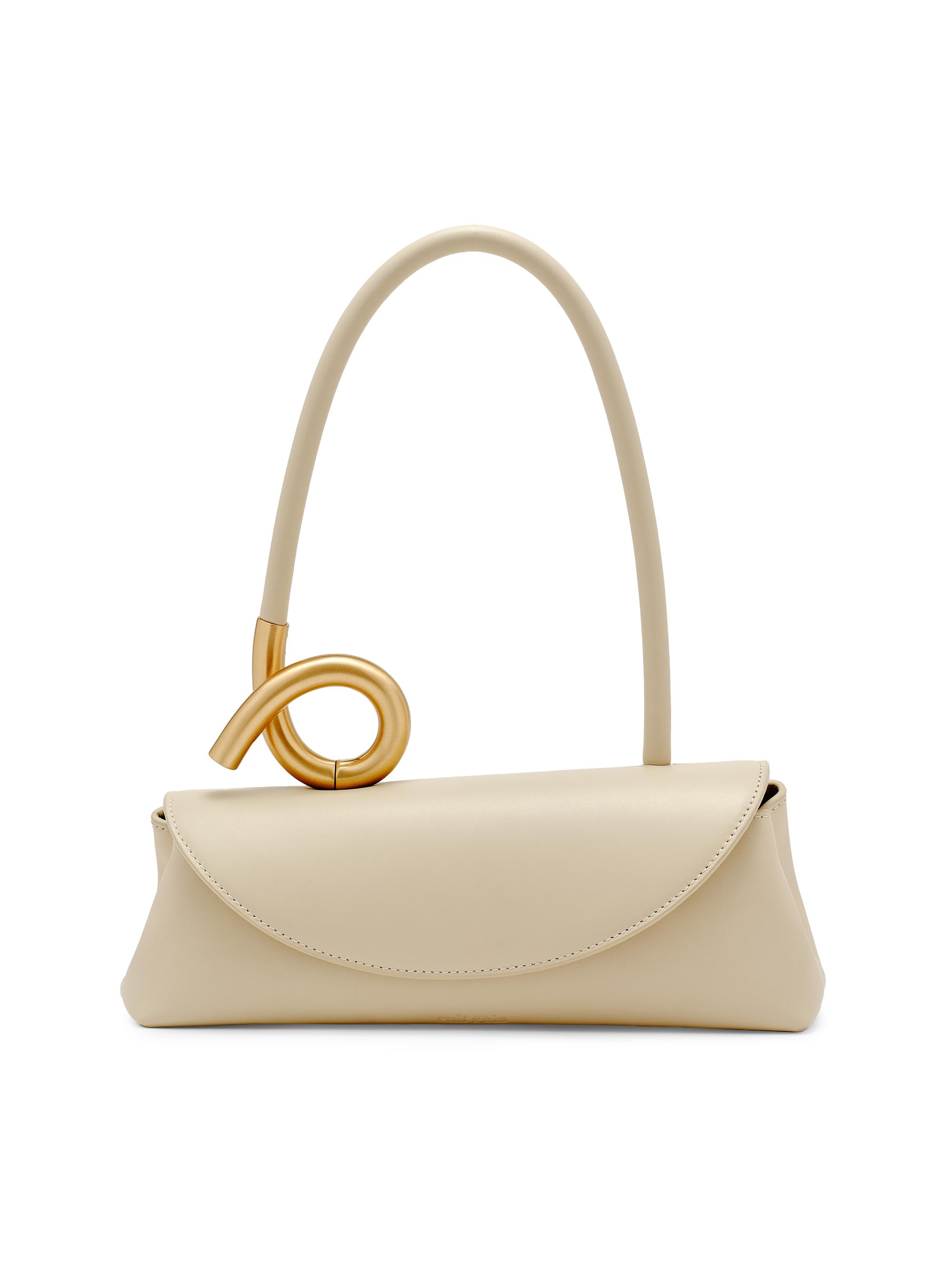 Cult Gaia Women's Azariah Leather Shoulder Bag - Off White