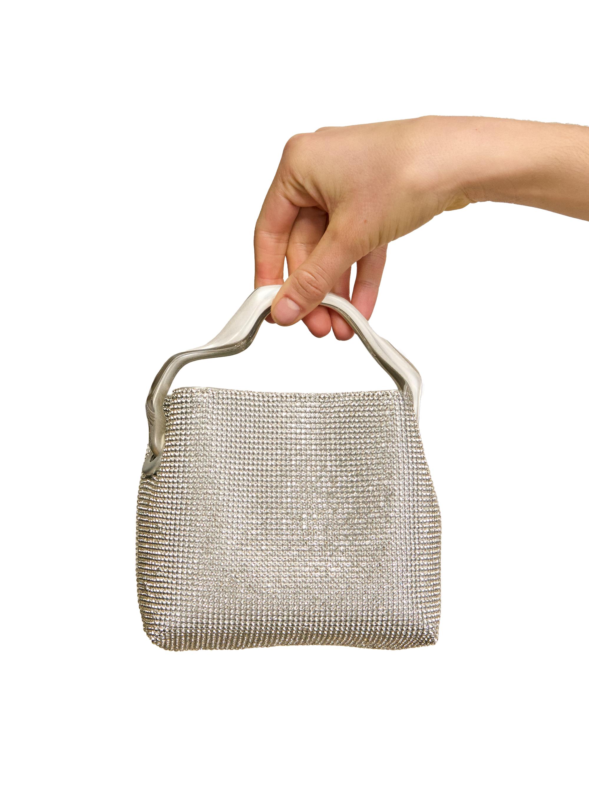 Cult Gaia Mini Solene Rhinestone Top Handle Bag | Saks Fifth Avenue