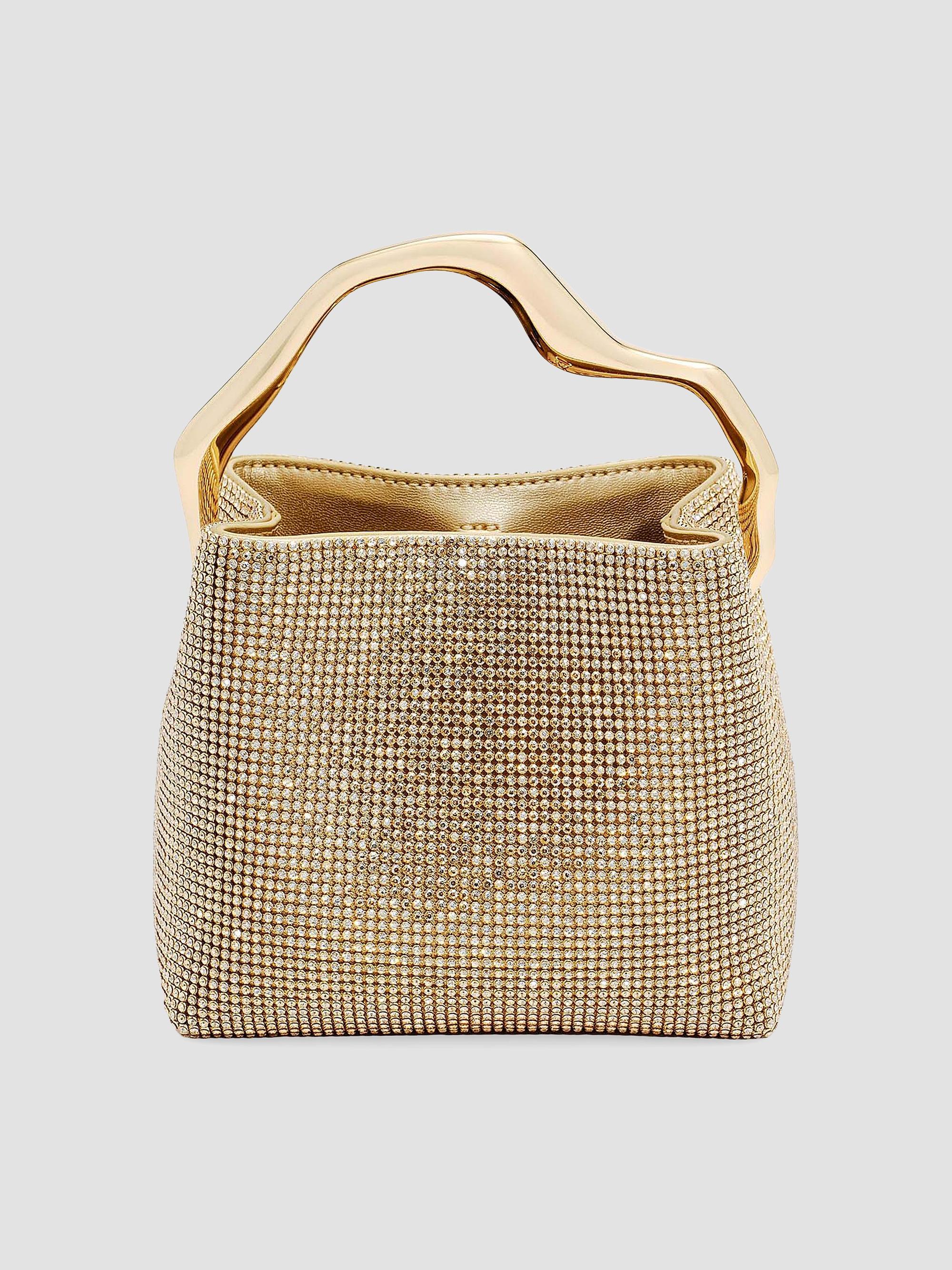 Cult Gaia Mini Solene Rhinestone Top Handle Bag | Saks Fifth Avenue
