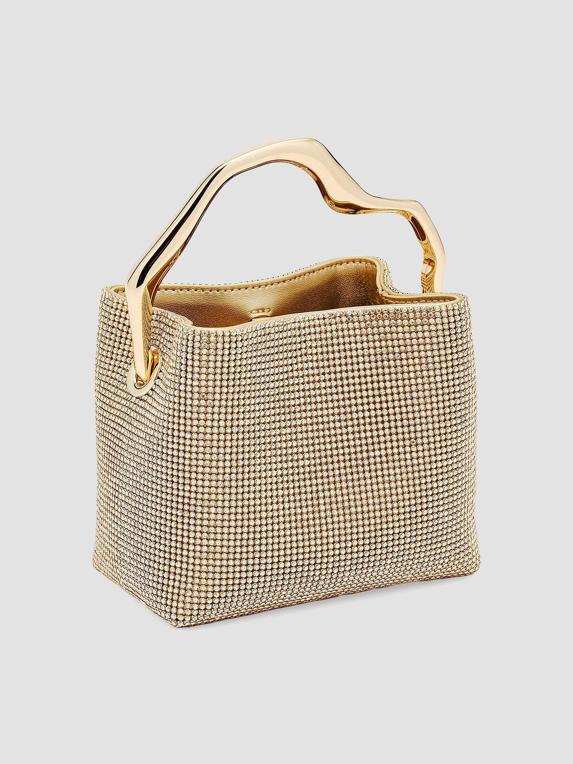 Cult Gaia Mini Solene Rhinestone Top Handle Bag | Saks Fifth Avenue