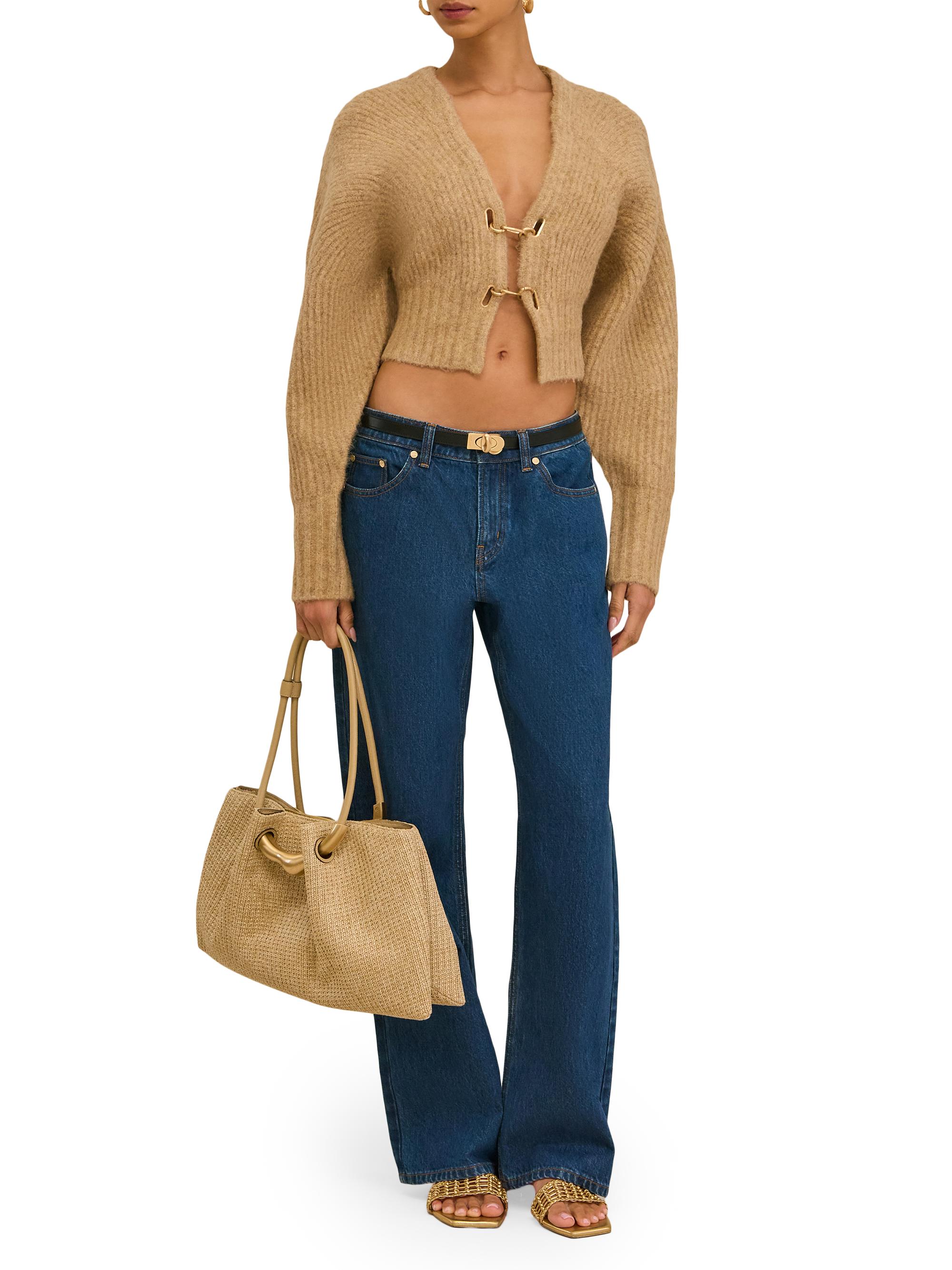 サリア Cult Gaia Asa Raffia Satchel Bag | Saks Fifth Avenue