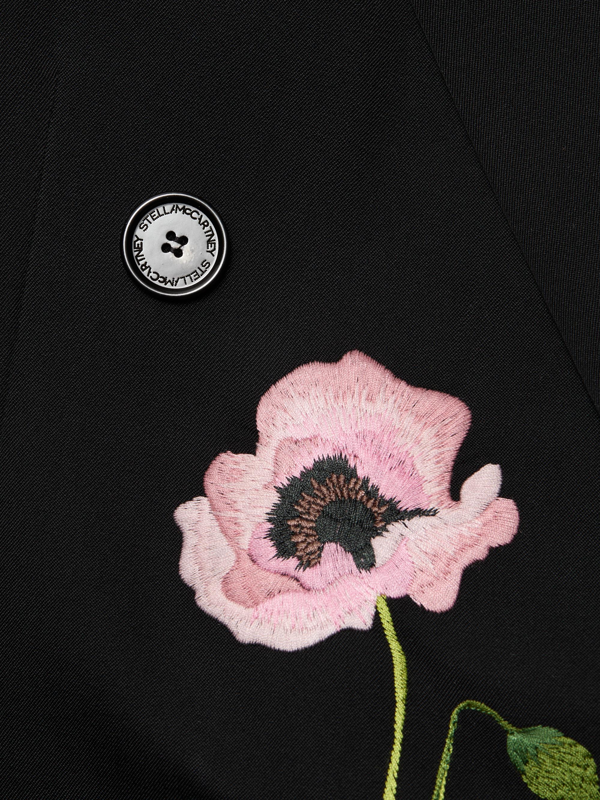 Stella McCartney Floral Embroidered Boyfriend Blazer | Saks Fifth
