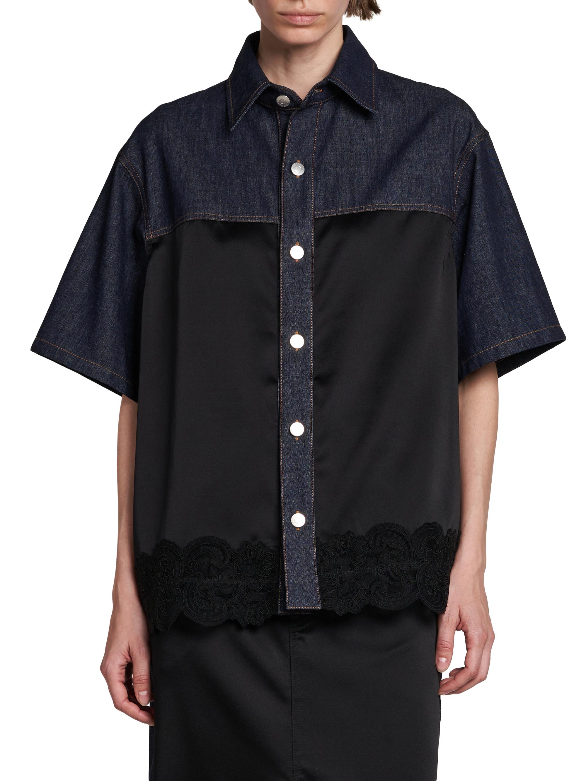 Stella McCartney - STELLA McCARTNEY コットン 変形スリーブ シャツ Stella McCartney Slip Denim Shirt | Saks Fifth Avenue