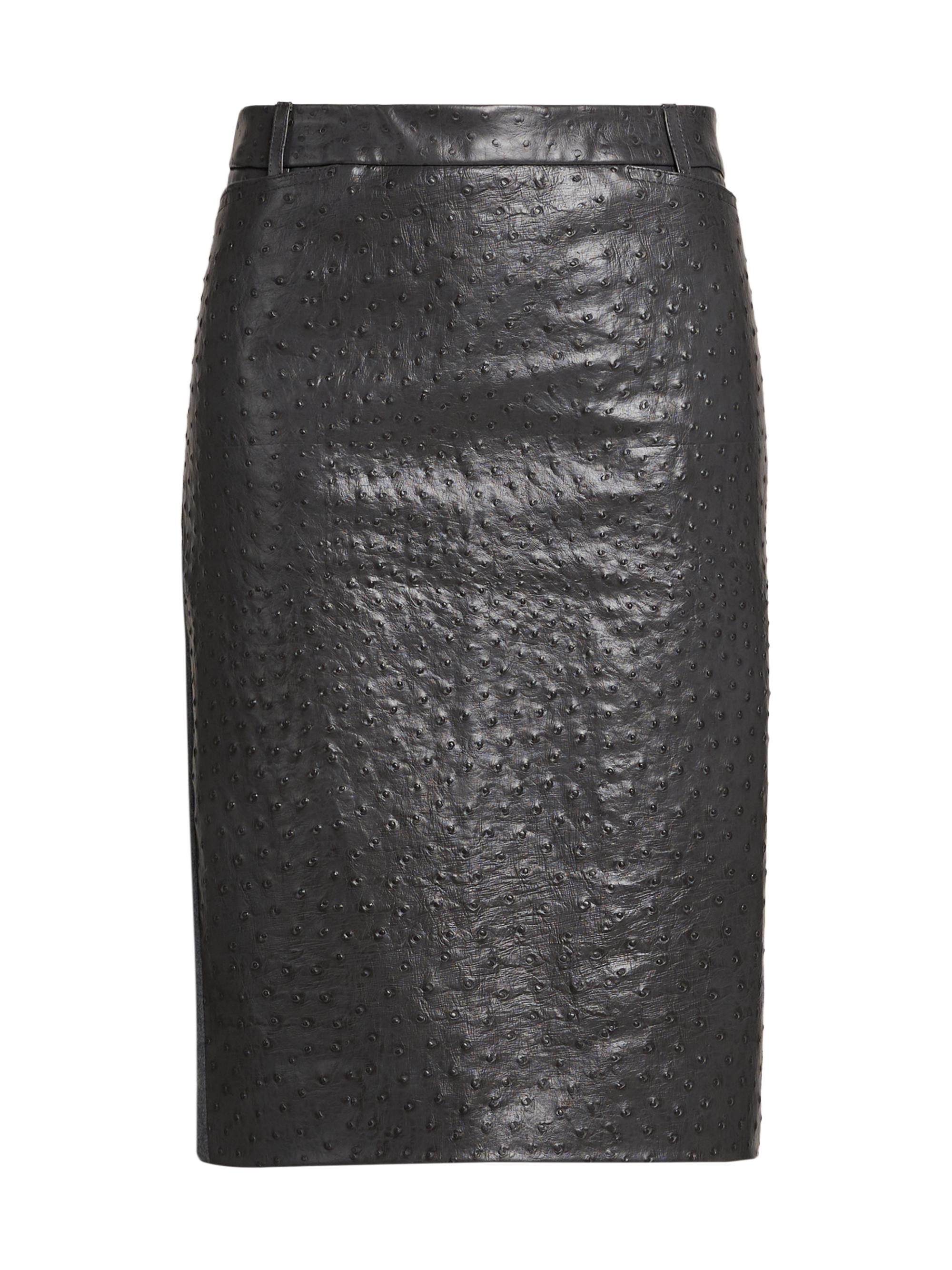 Stella McCartney Women's Mix Media Pencil Skirt - Slate