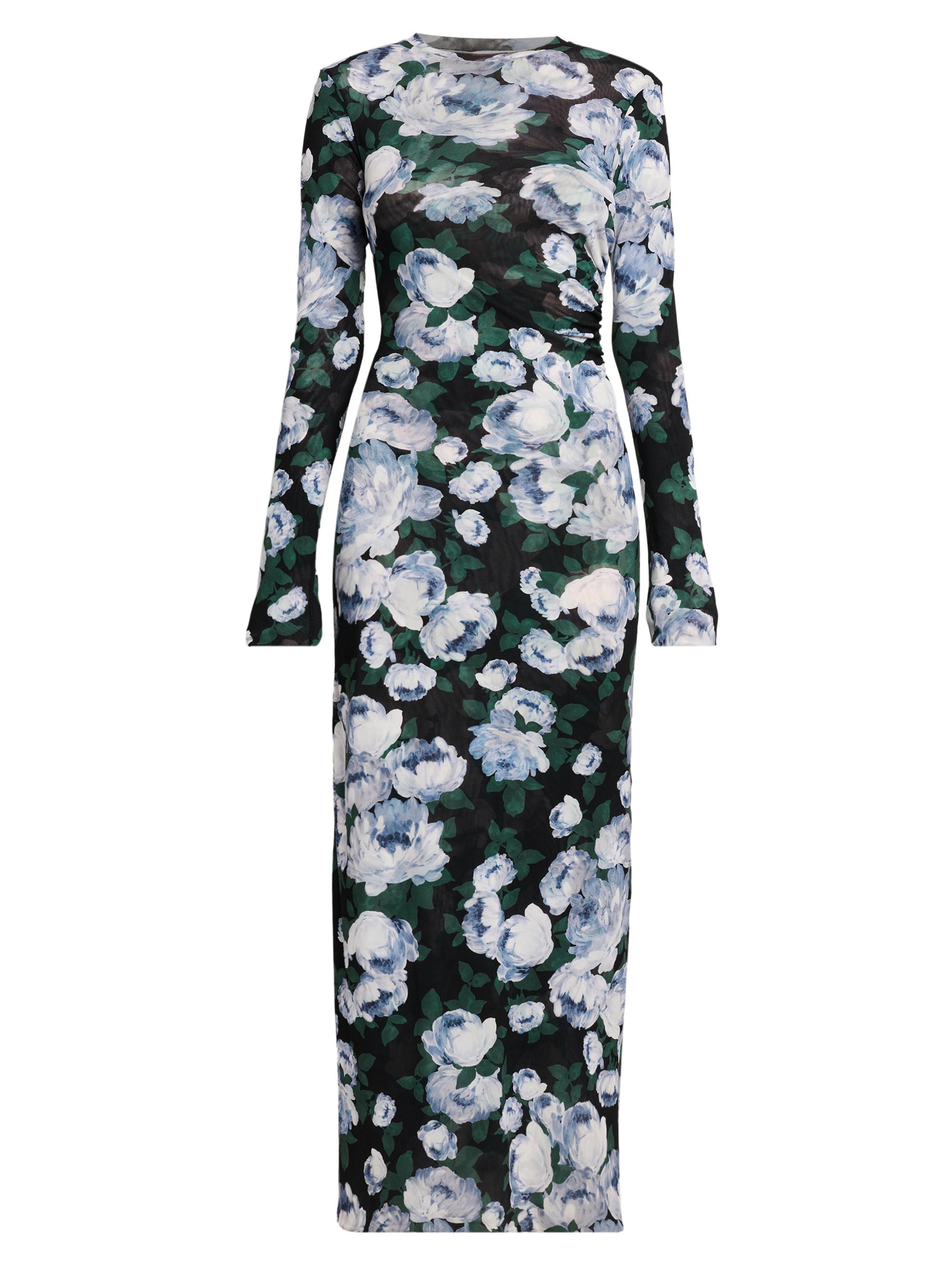 Stella McCartney Women's Bunch Of Roses Mesh Maxi Dress