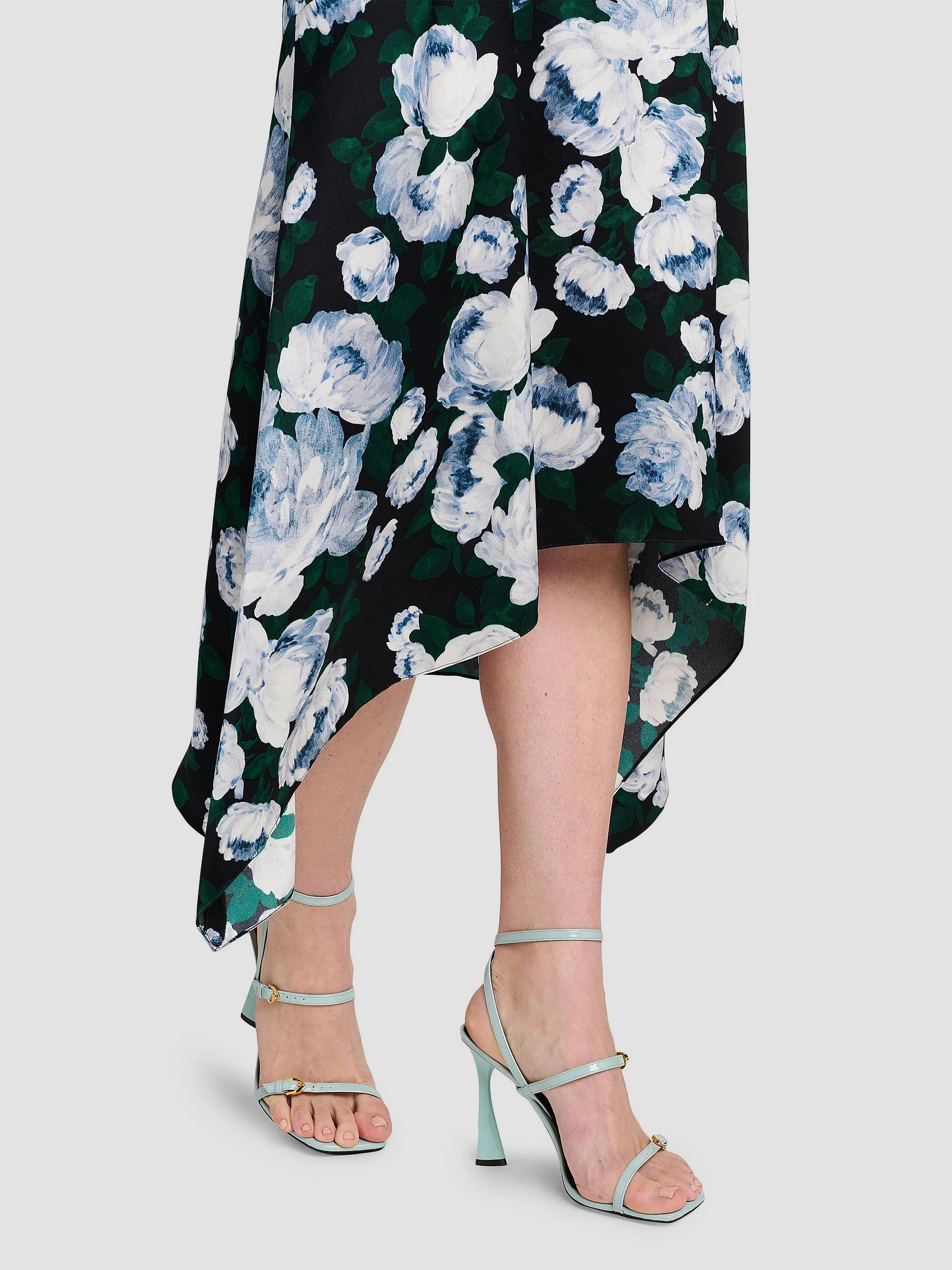 Stella McCartney Bunch Of Roses Handkerchief Midi-Skirt | Saks