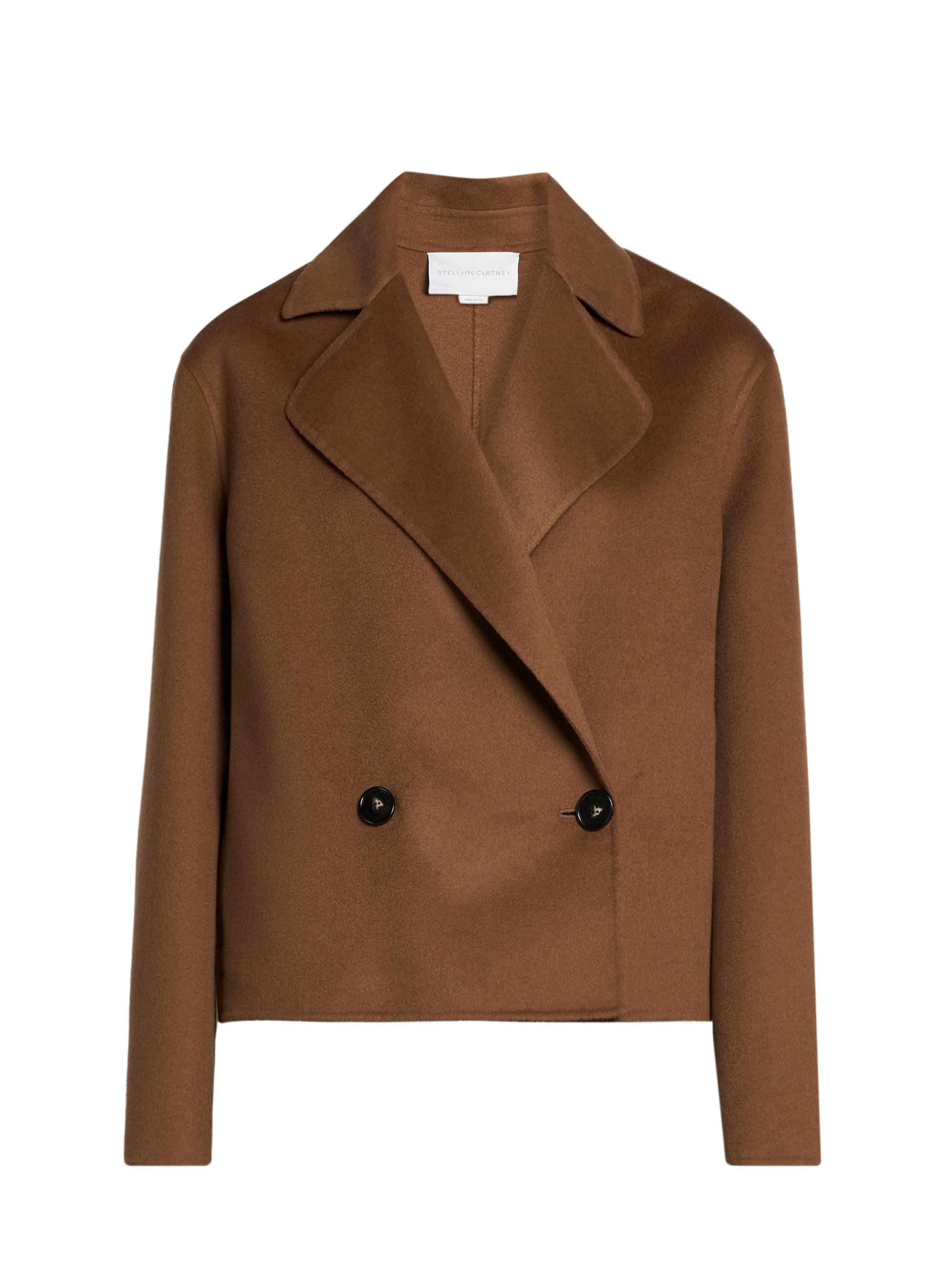 Stella McCartney Women's Short Wool Peacoat - Toffee
