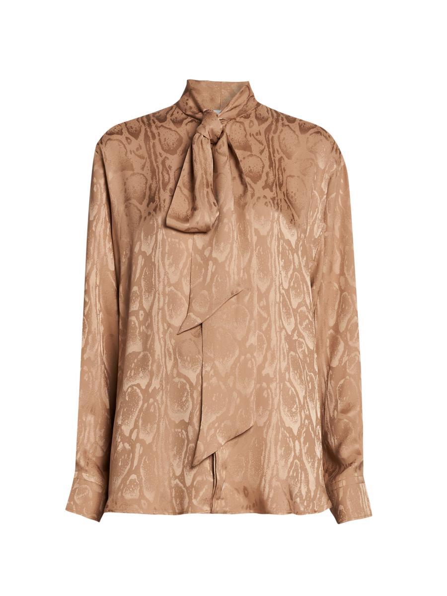 Stella Mccartney Women's Cloud Leopard Pajama Shirt In Brown