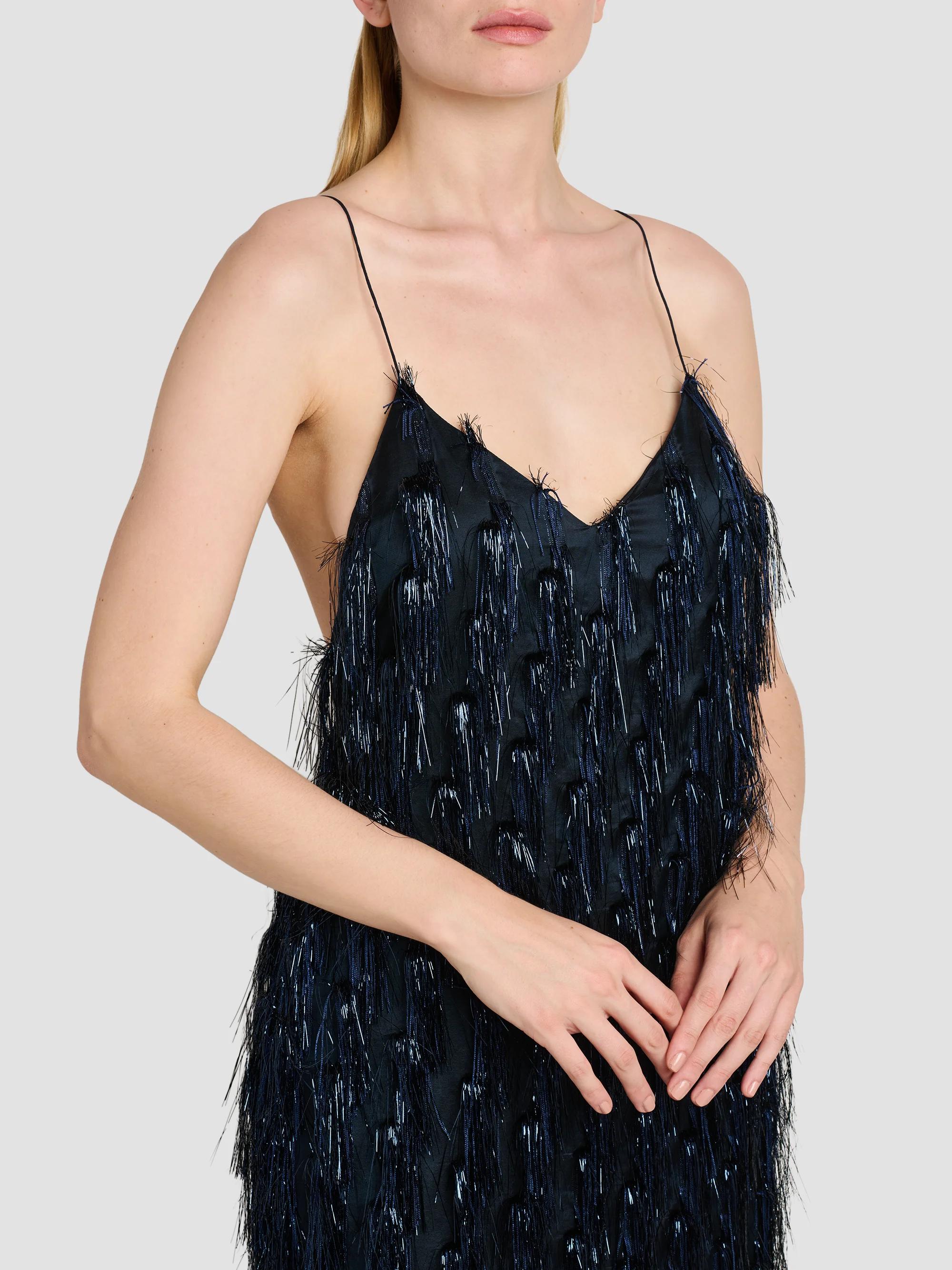 本日!値下げSTELLA McCARTNEY ハート柄ワンピース 七分袖 Stella McCartney Metallic Tinsel Midi-Slipdress | Saks Fifth Avenue