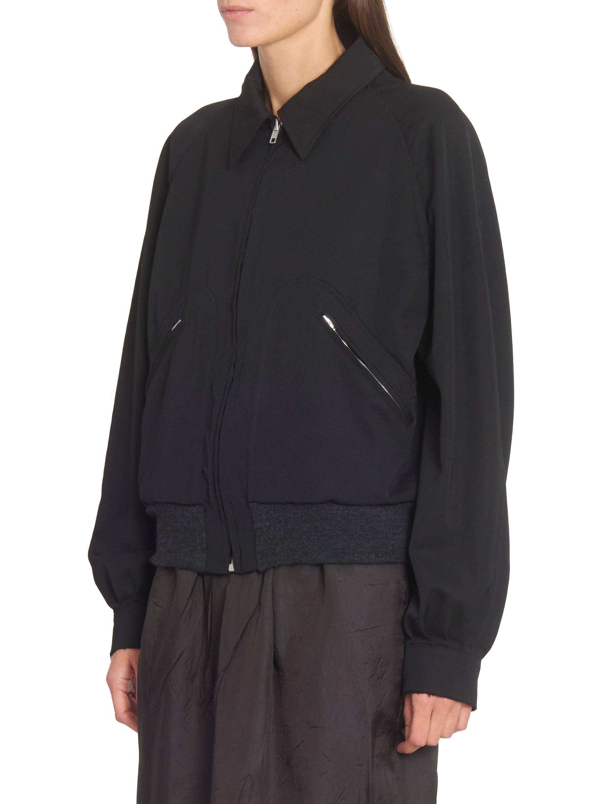 Maison Margiela Wool Gabardine Zip Jacket | Saks Fifth Avenue
