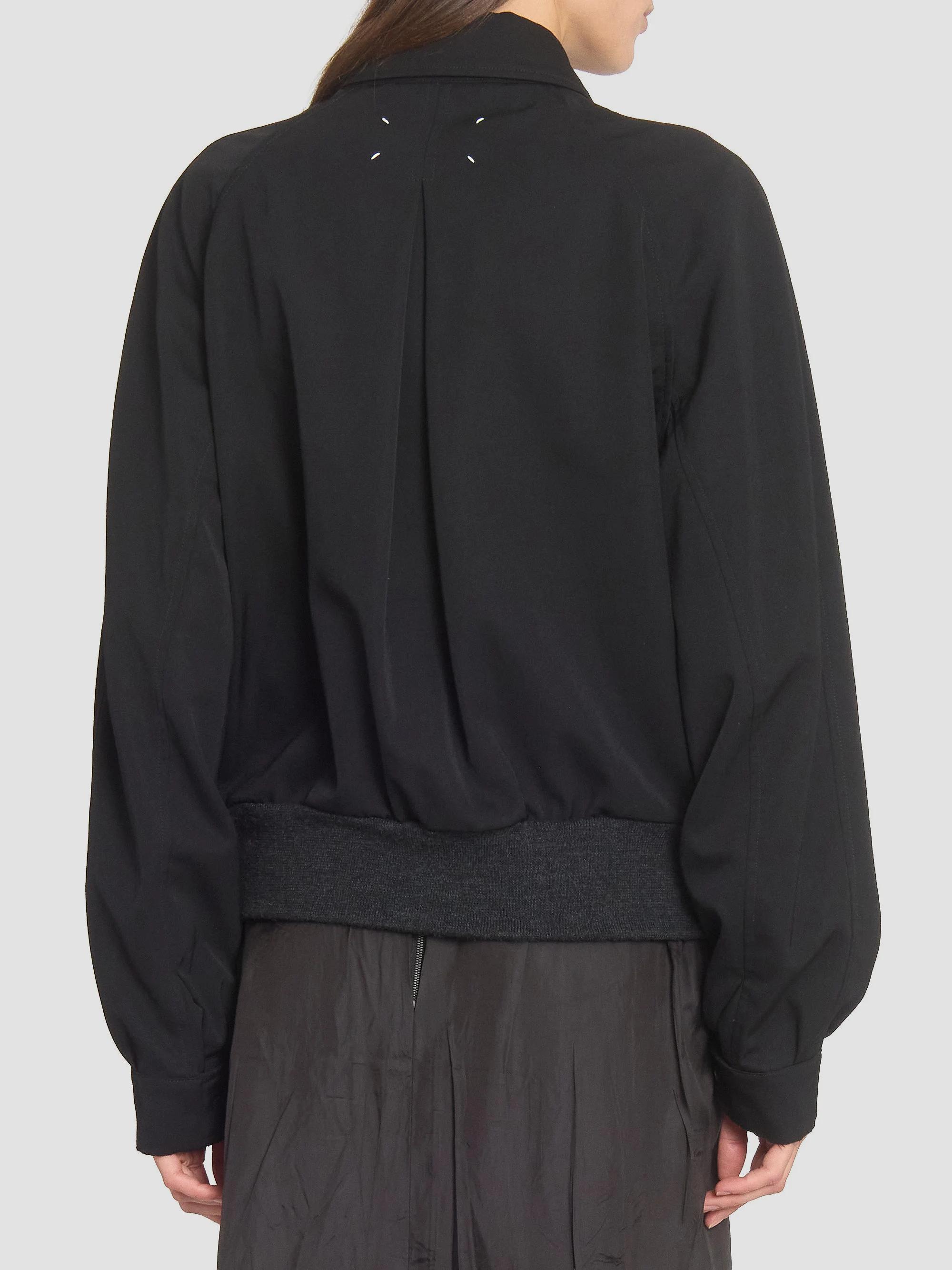 Maison Margiela Wool Gabardine Zip Jacket | Saks Fifth Avenue