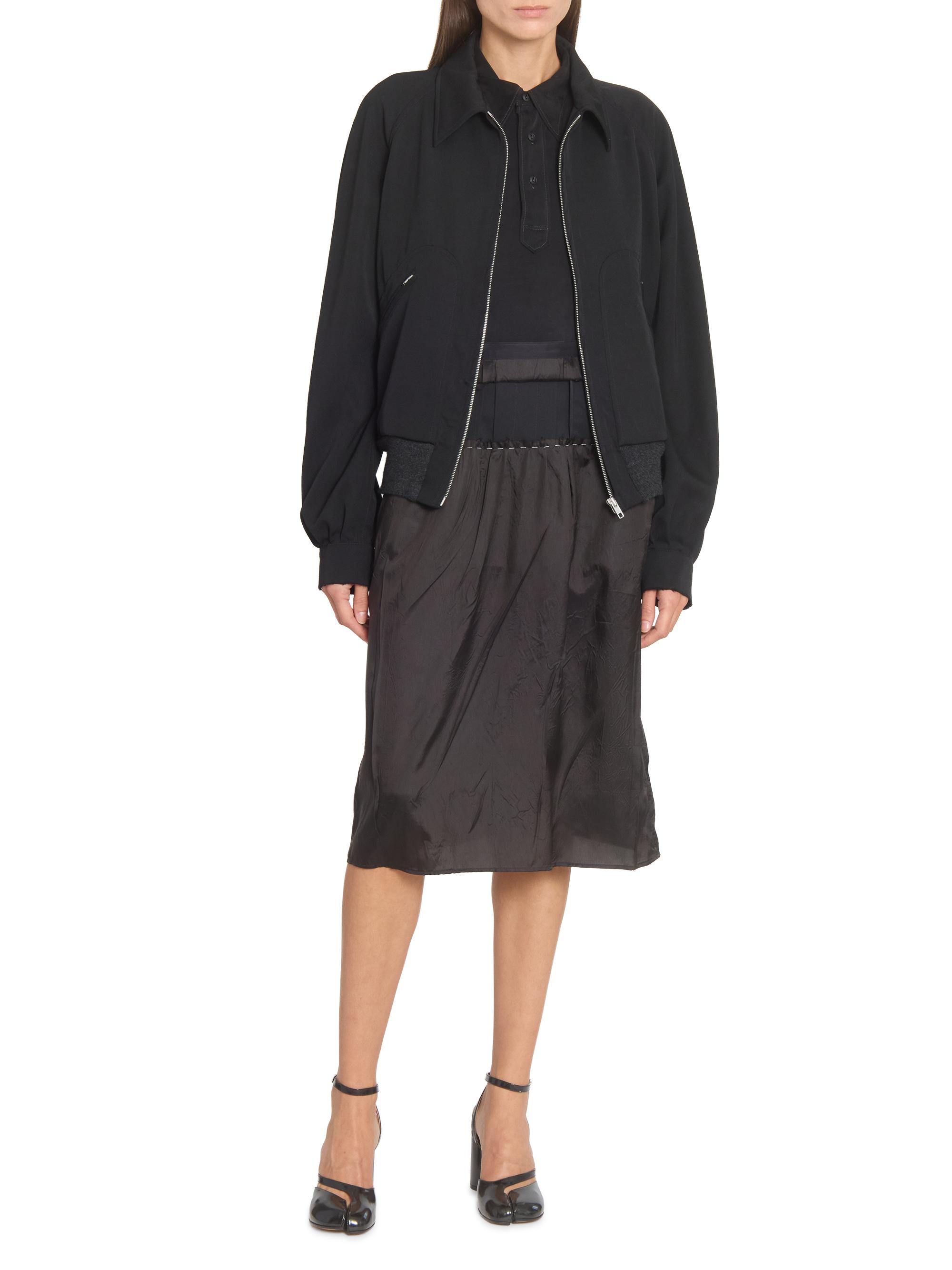 Maison Margiela Wool Gabardine Zip Jacket | Saks Fifth Avenue