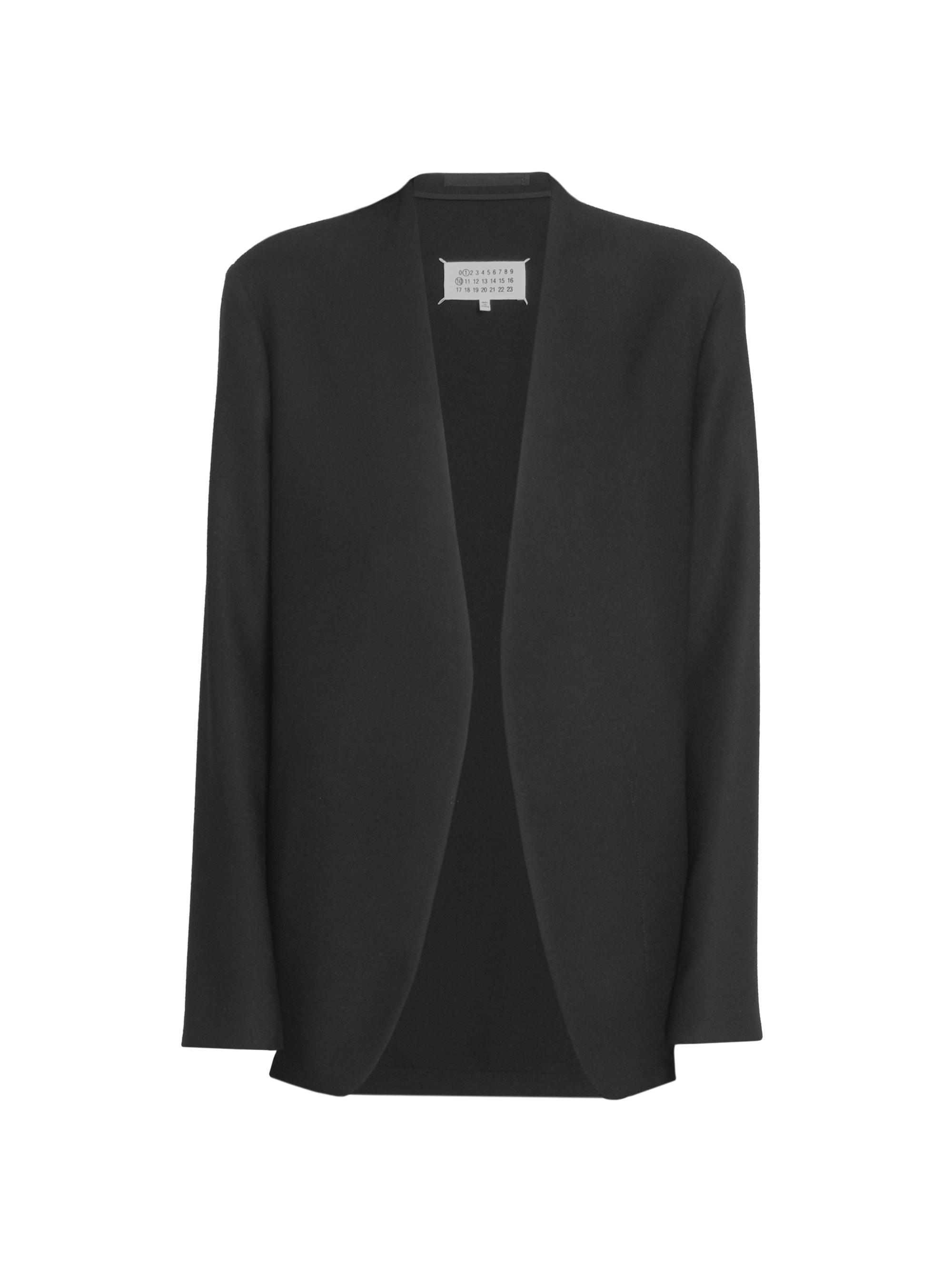 Maison Margiela Women's Wool Flannel Blazer - Black