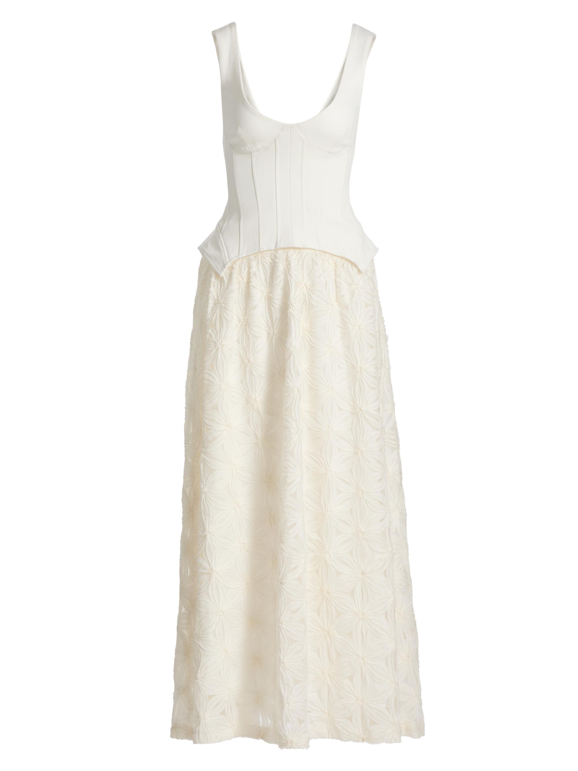 SIMKHAI Women's Bryony Corseted Maxi Dress - Black