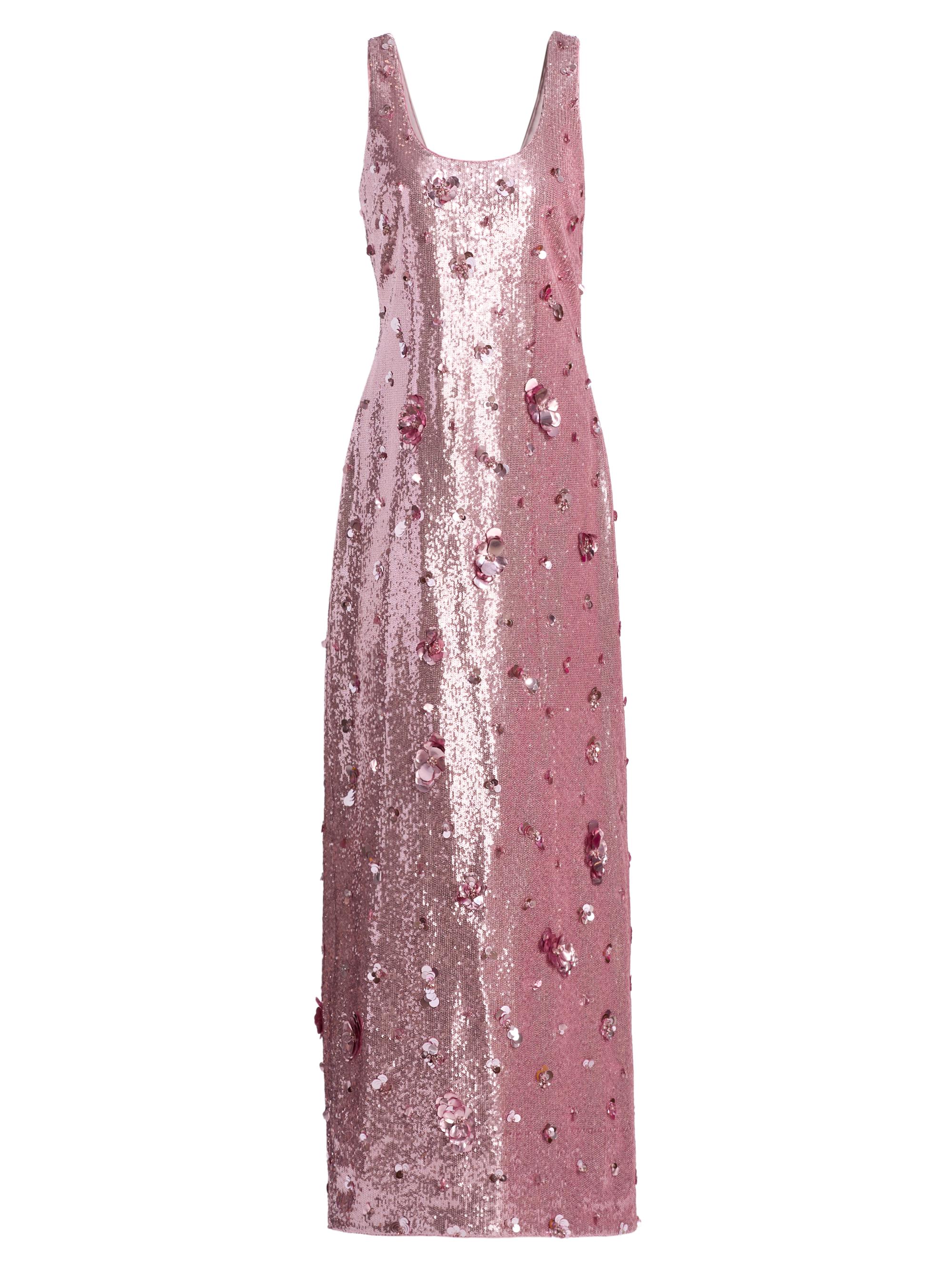 SIMKHAI Women's Tindra Sequin & Paillette Gown - Dusty Rose