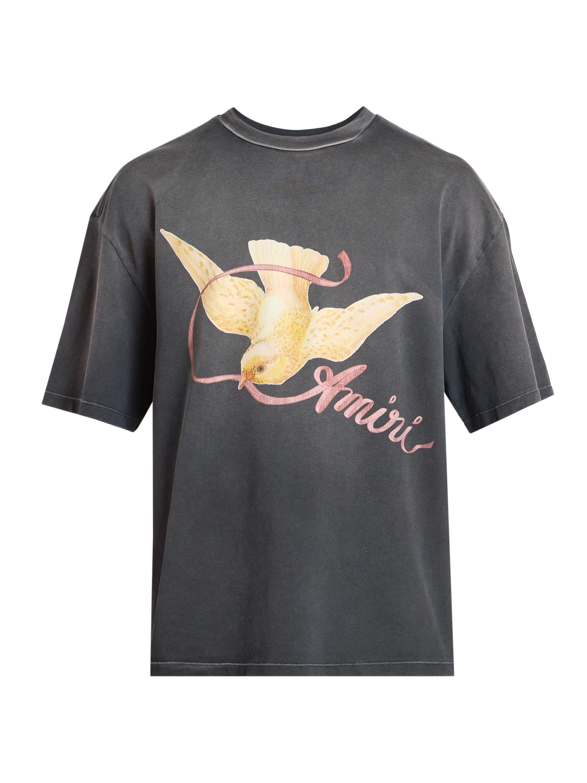 Amiri Amiri Ribbon Logo Oversized T-Shirt | Saks Fifth Avenue