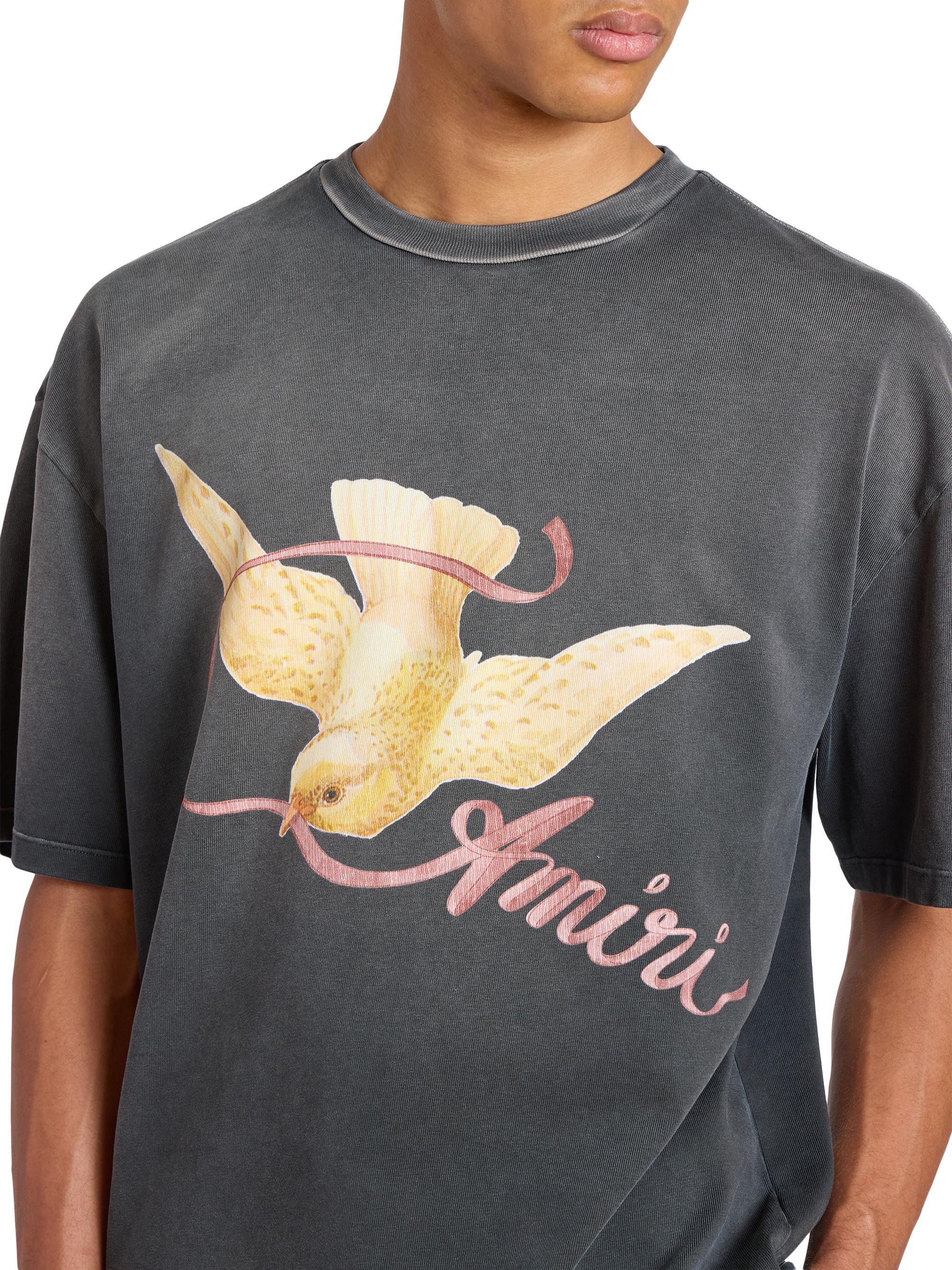 Amiri Amiri Ribbon Logo Oversized T-Shirt | Saks Fifth Avenue