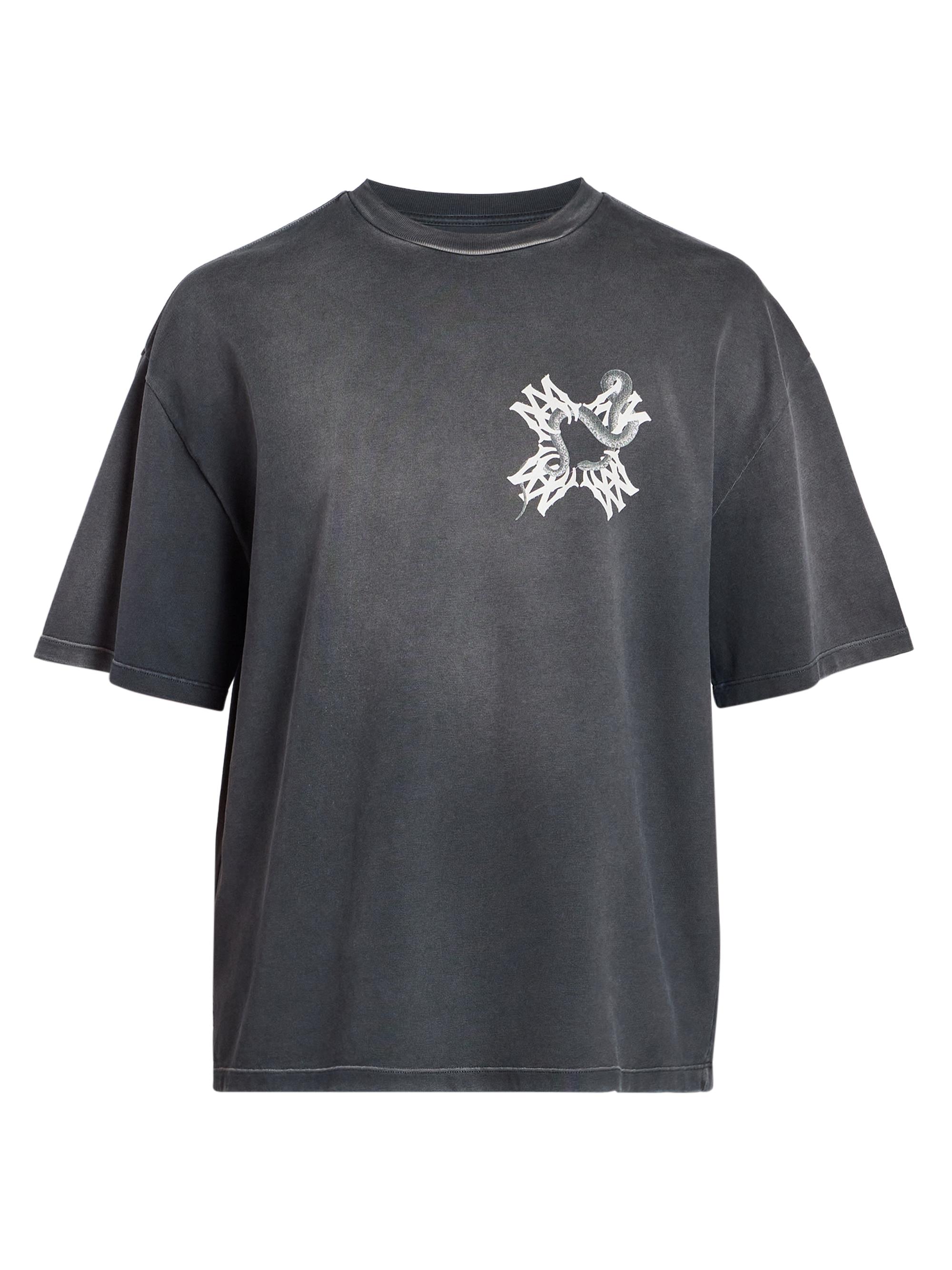 Amiri Men's MA Quad Snake Logo Oversized T-Shirt - Black