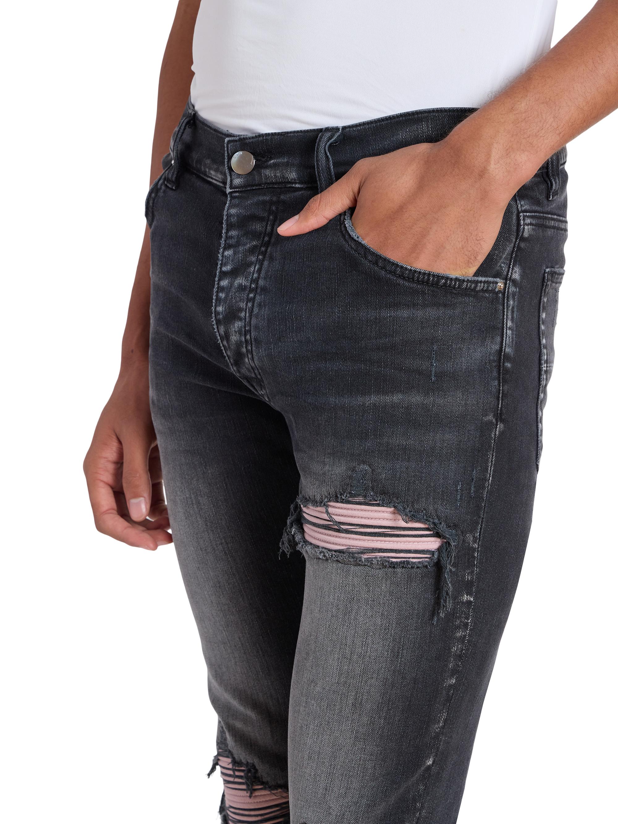 Amiri MX1 Distressed Skinny Jeans | Saks Fifth Avenue