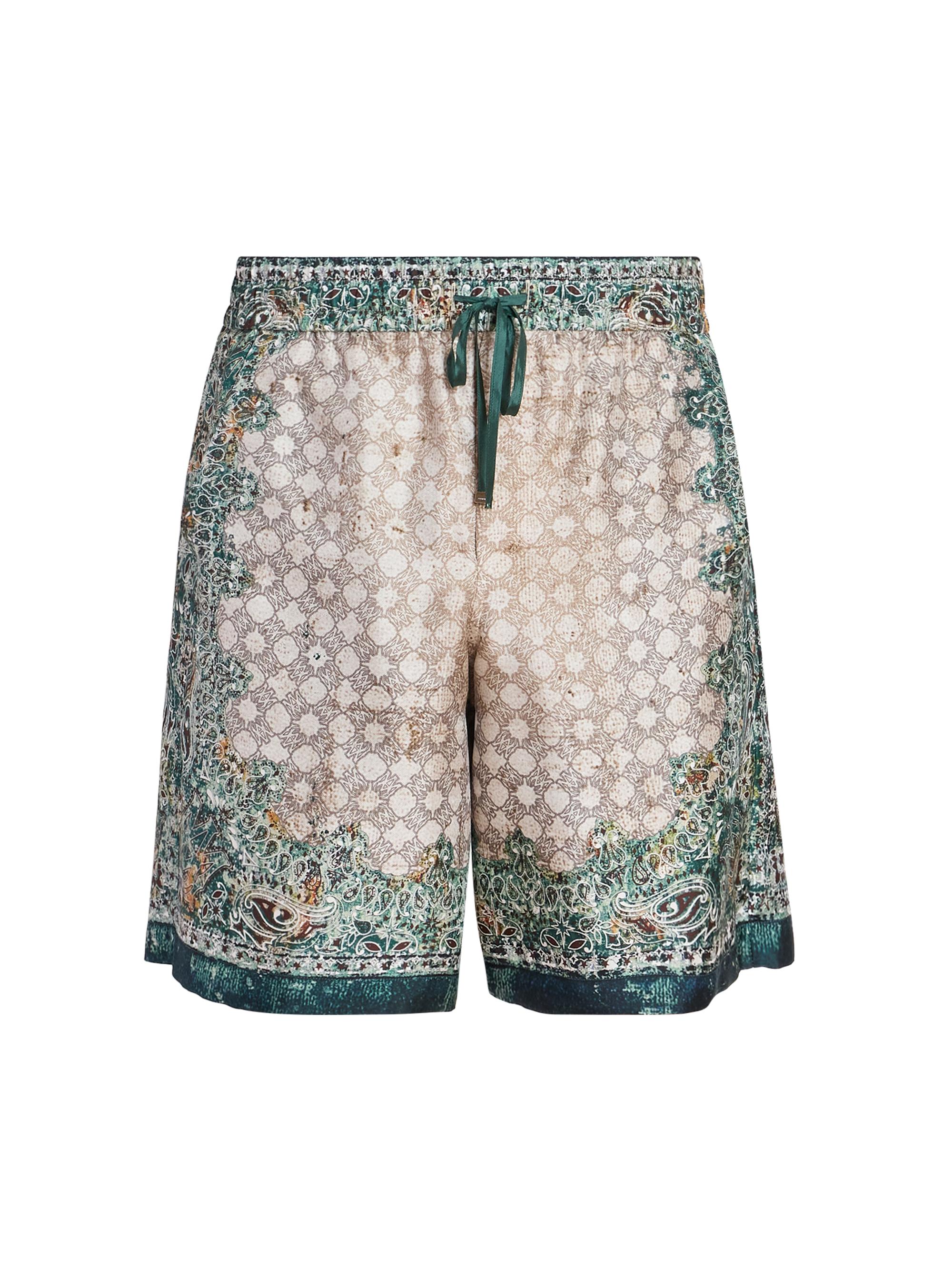 Amiri Men's Bandana Drawstring Shorts