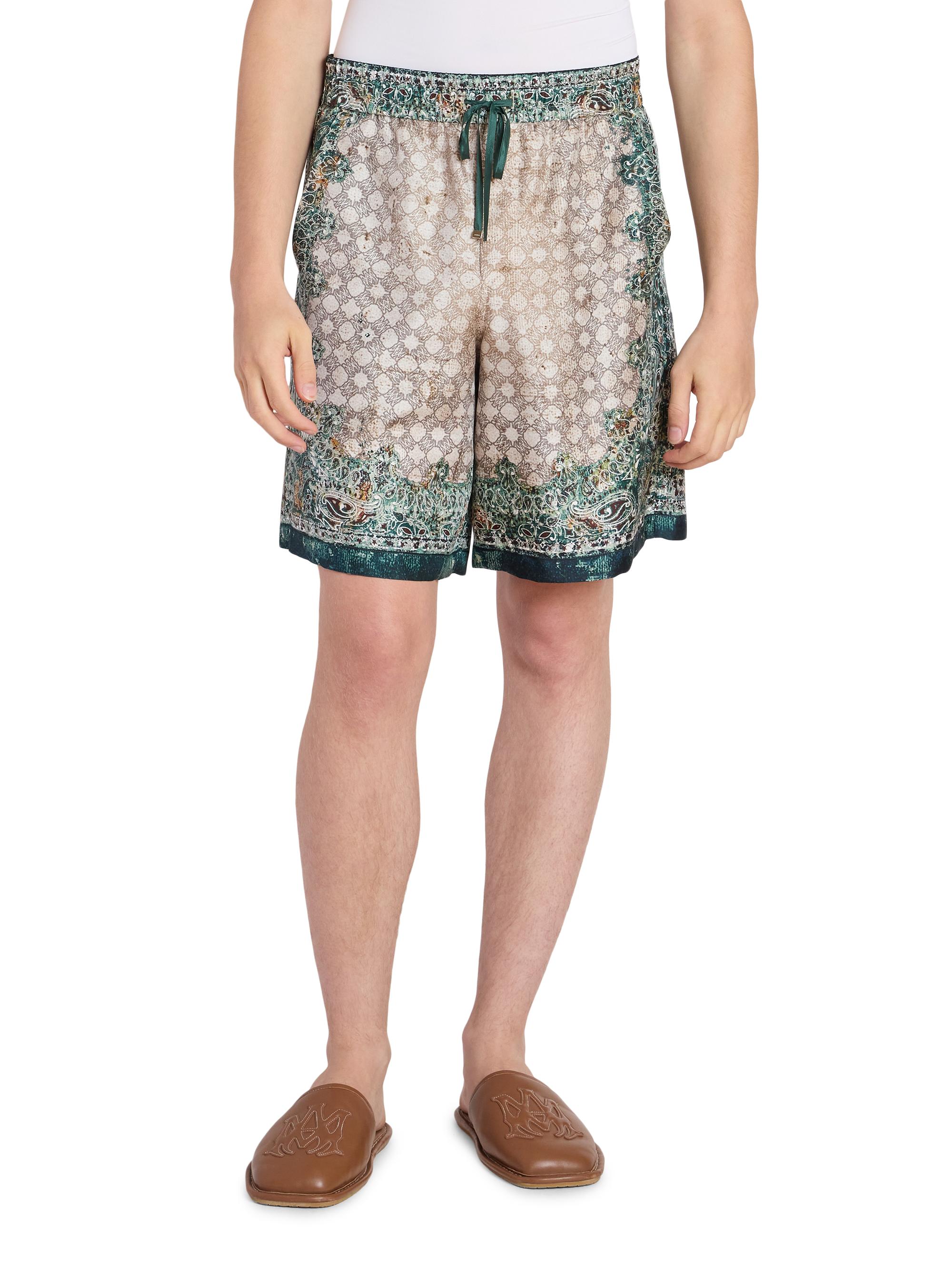 Amiri Bandana Drawstring Shorts | Saks Fifth Avenue