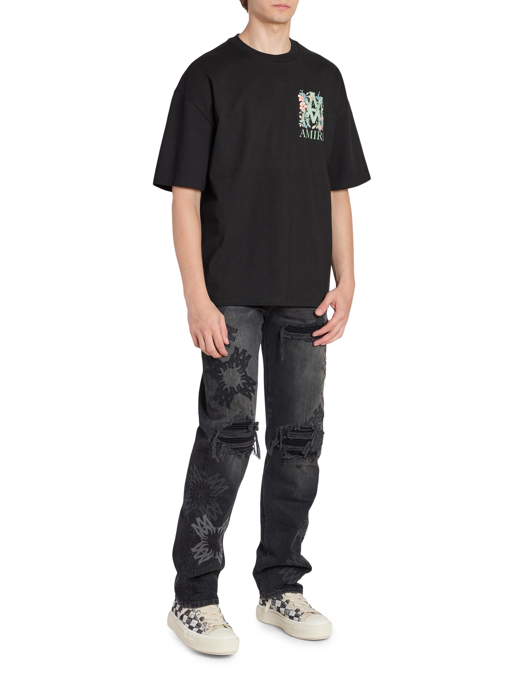 Amiri MA Floral Logo Oversized T-Shirt | Saks Fifth Avenue