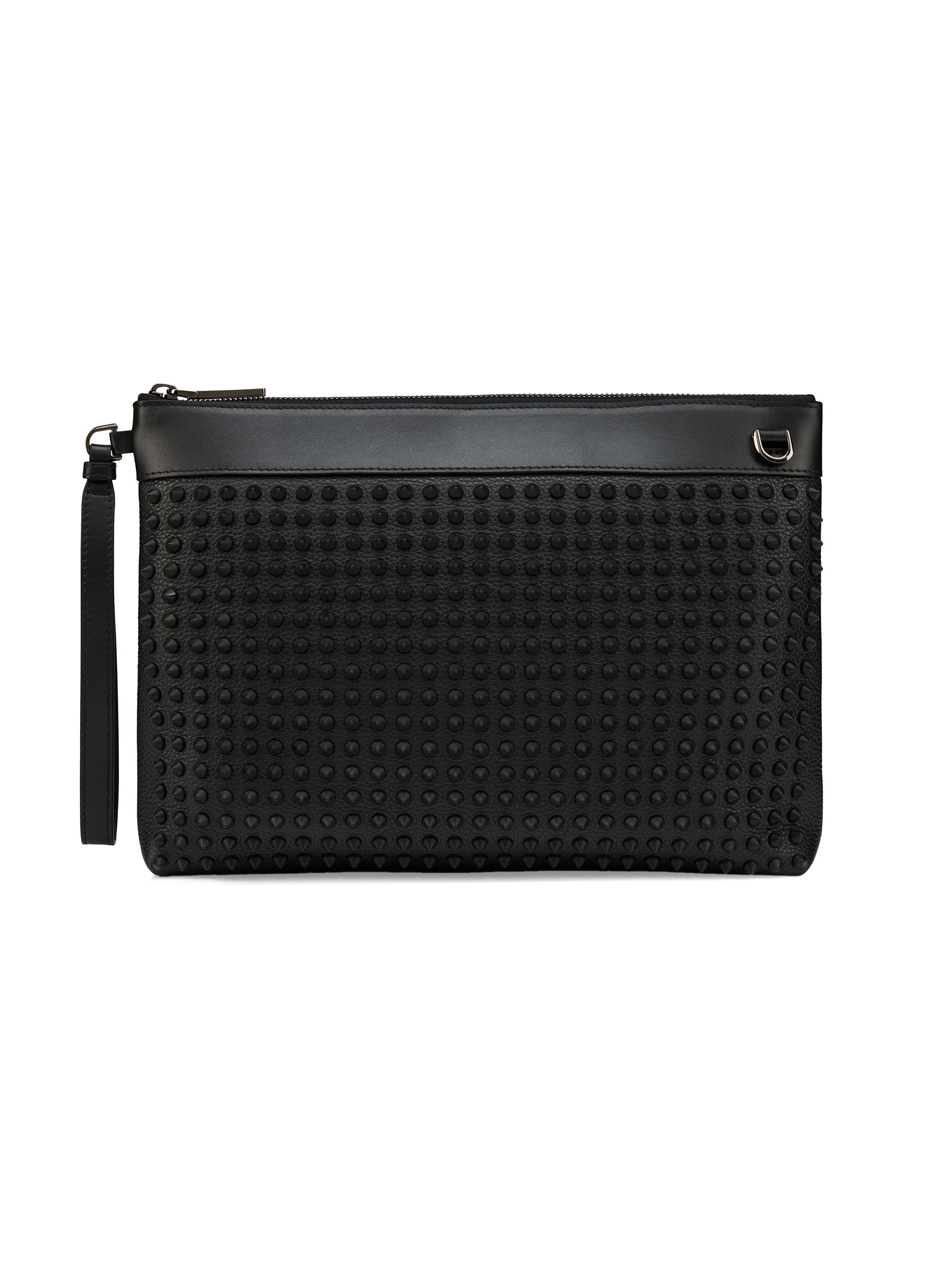 Christian Louboutin Men's Funky Leather Pouch - Black