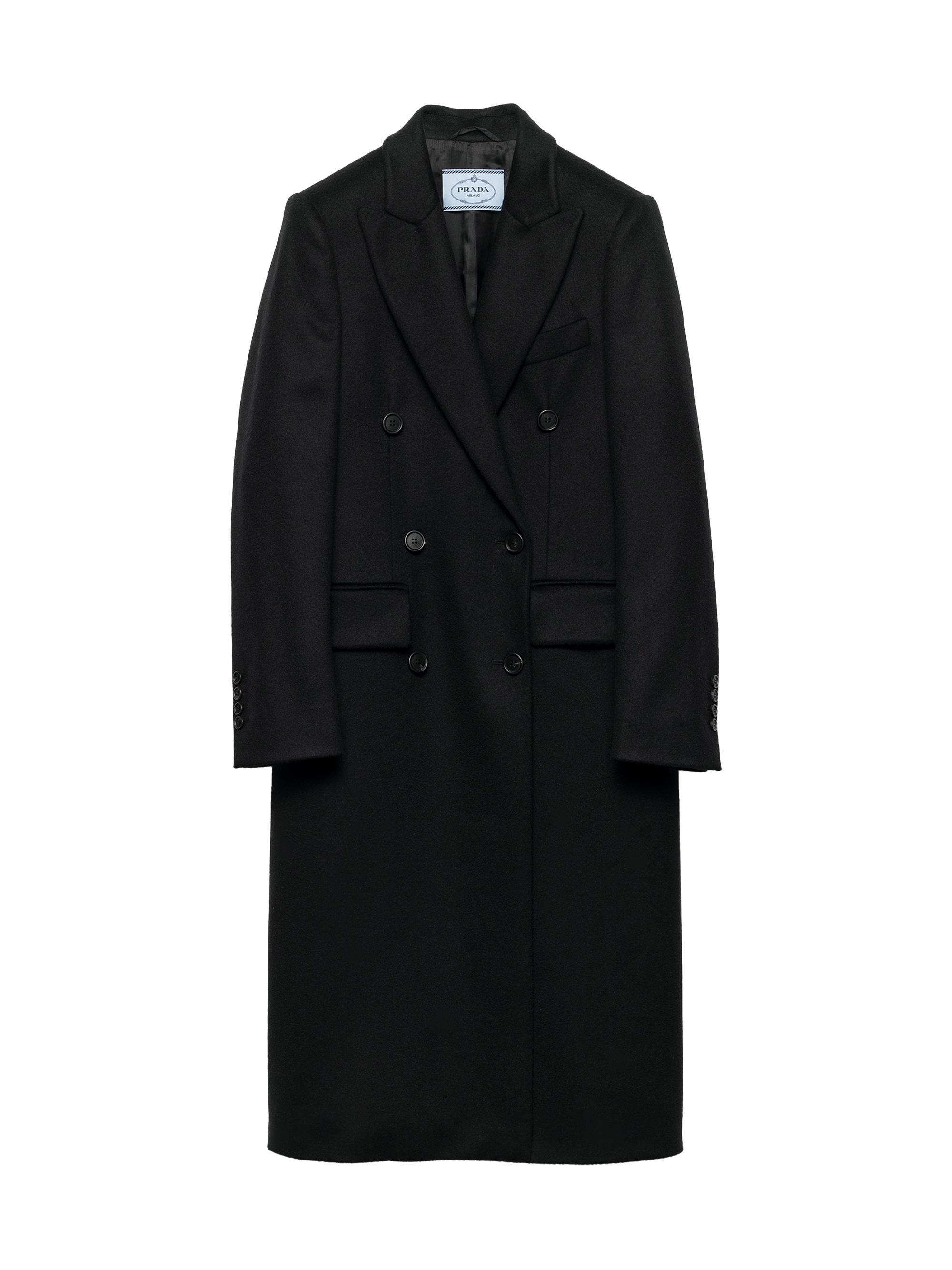 prada 2016aw コート Prada Single-Breasted Double Cashwool Coat | Saks Fifth Avenue