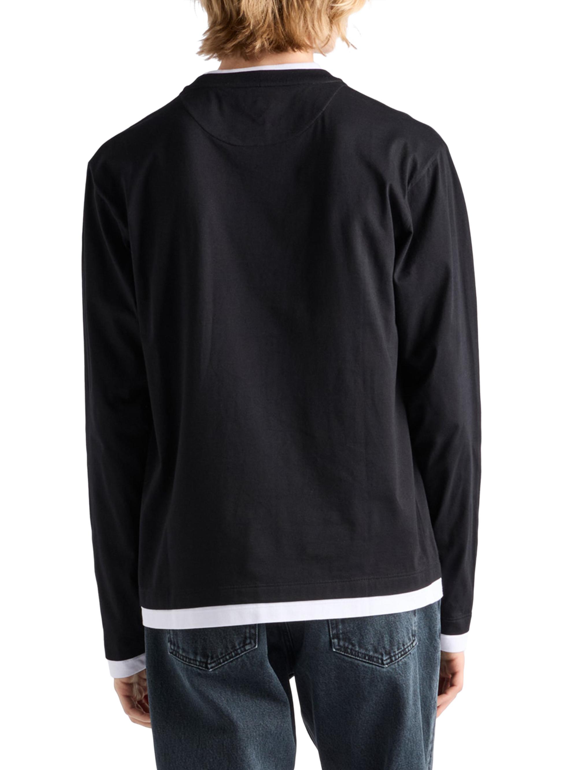 Prada Long-Sleeved Cotton T-Shirt | Saks Fifth Avenue